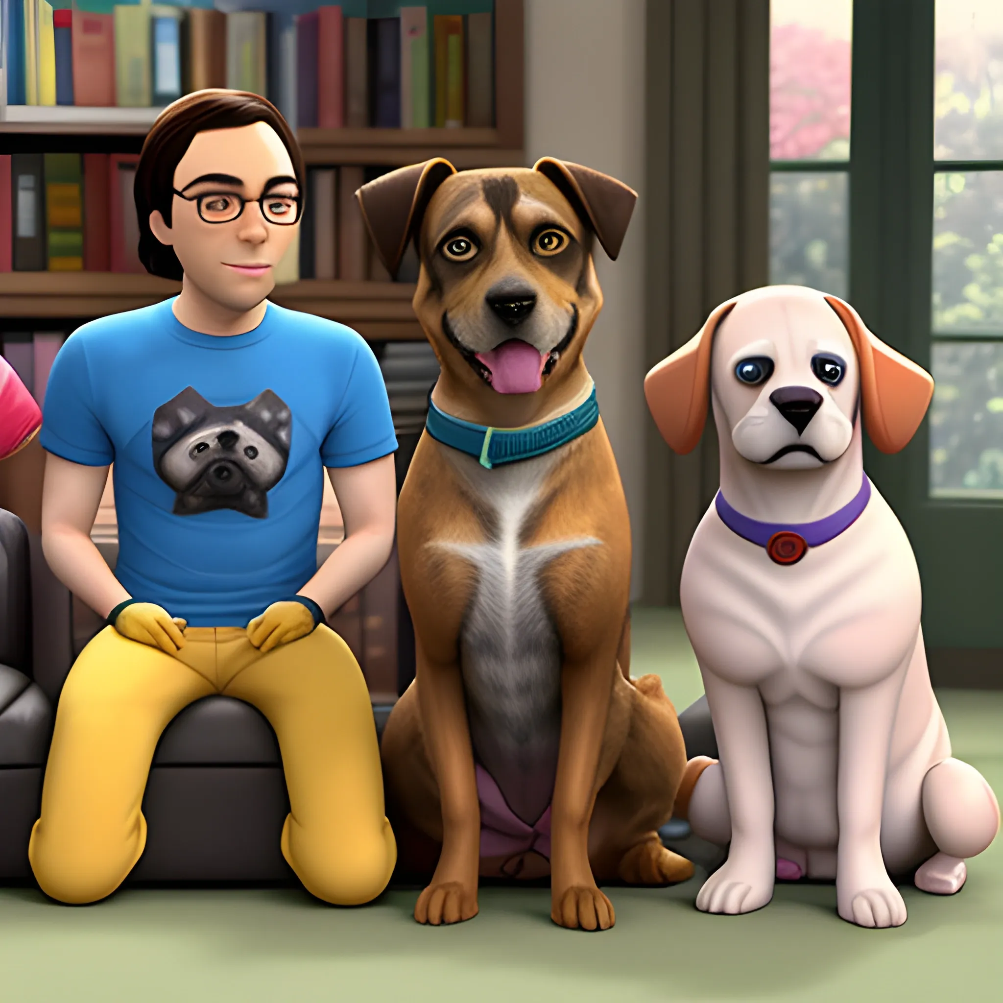 the casting of the big bang theory if they were dogs


, 3D