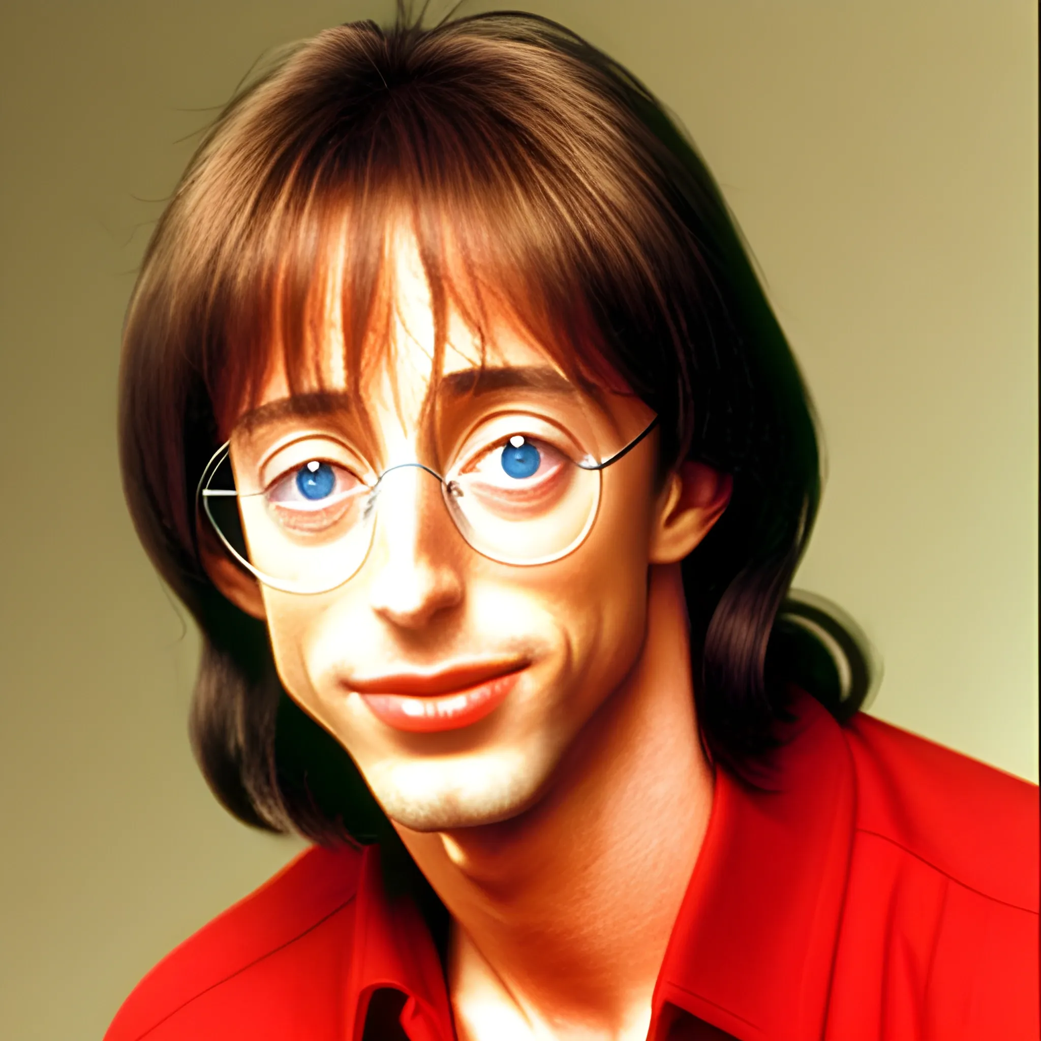 robin gibb without glasses
