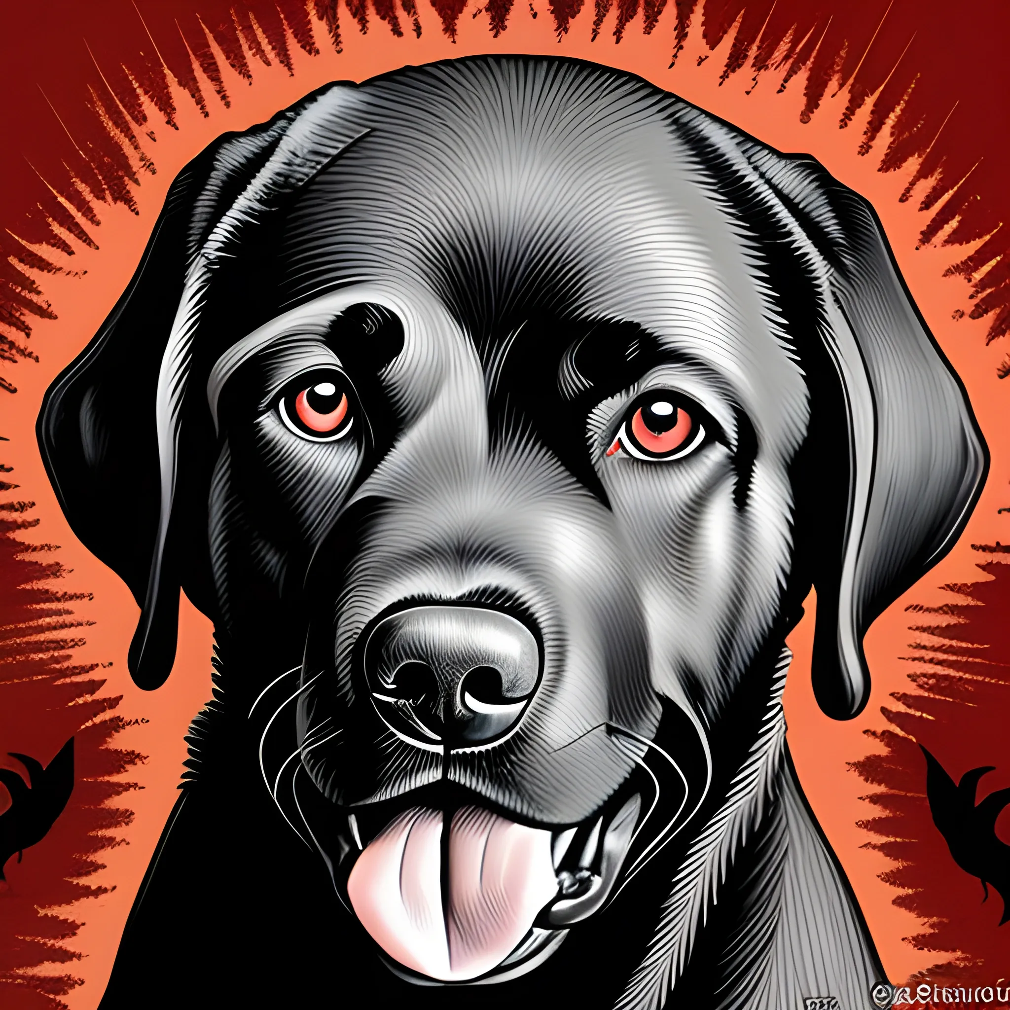 labrador from hell