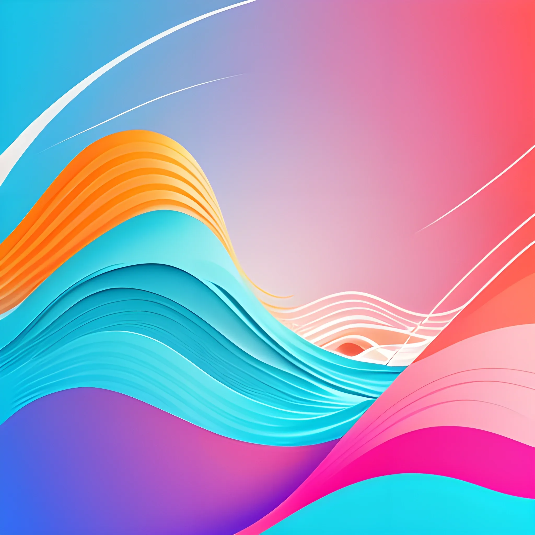 abstract, wave, in the style of windows 11, bloom wallpaper, graphic design, 2d, expert graphic design, professional, light colours, light mode, best wallpaper, minimal design, few details, high resolution, 