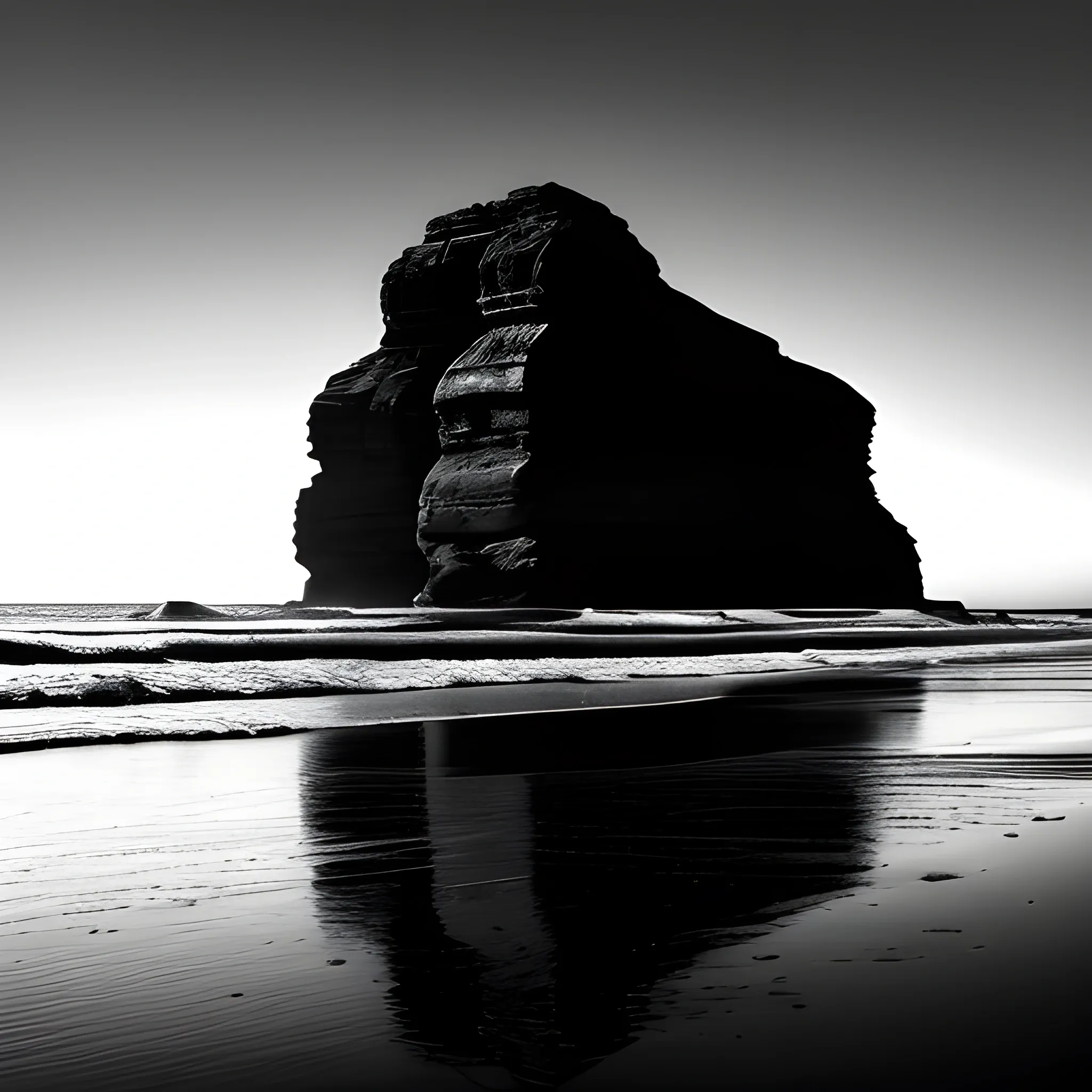 A silhouette image of the 12 apostles in plain black background