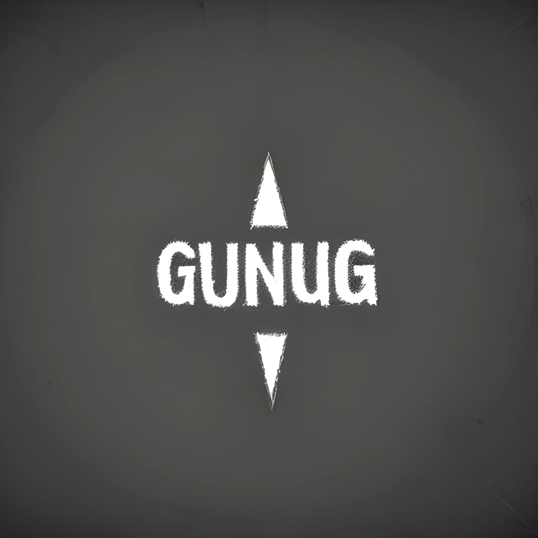 , Trippy, Pencil Sketch, word "Grunge" logo