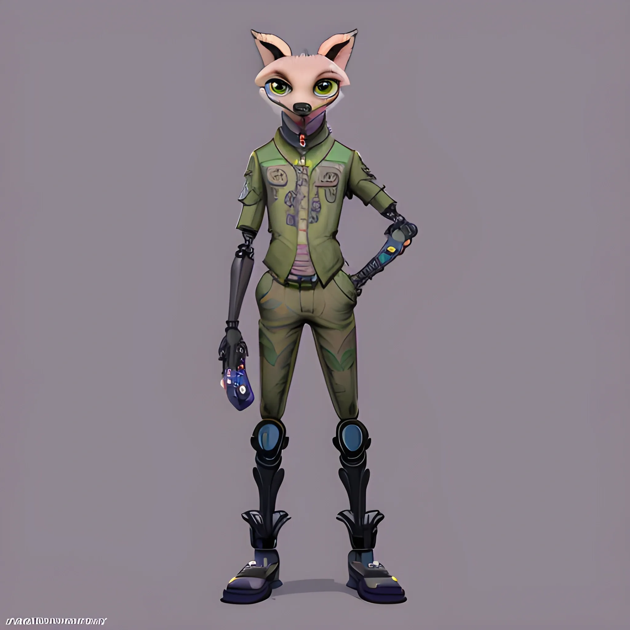 digital detailed full body of anthromorphic mal ostrich, in style of zootopia, zootopia, zootopia, fursona, furaffinity, 4k, deviantart, furry art, fursona art, wearing robotic outfit, in style of zootopia, ostrich fursona, cyberpunk, detailed face, energy, collorfull, vibratte