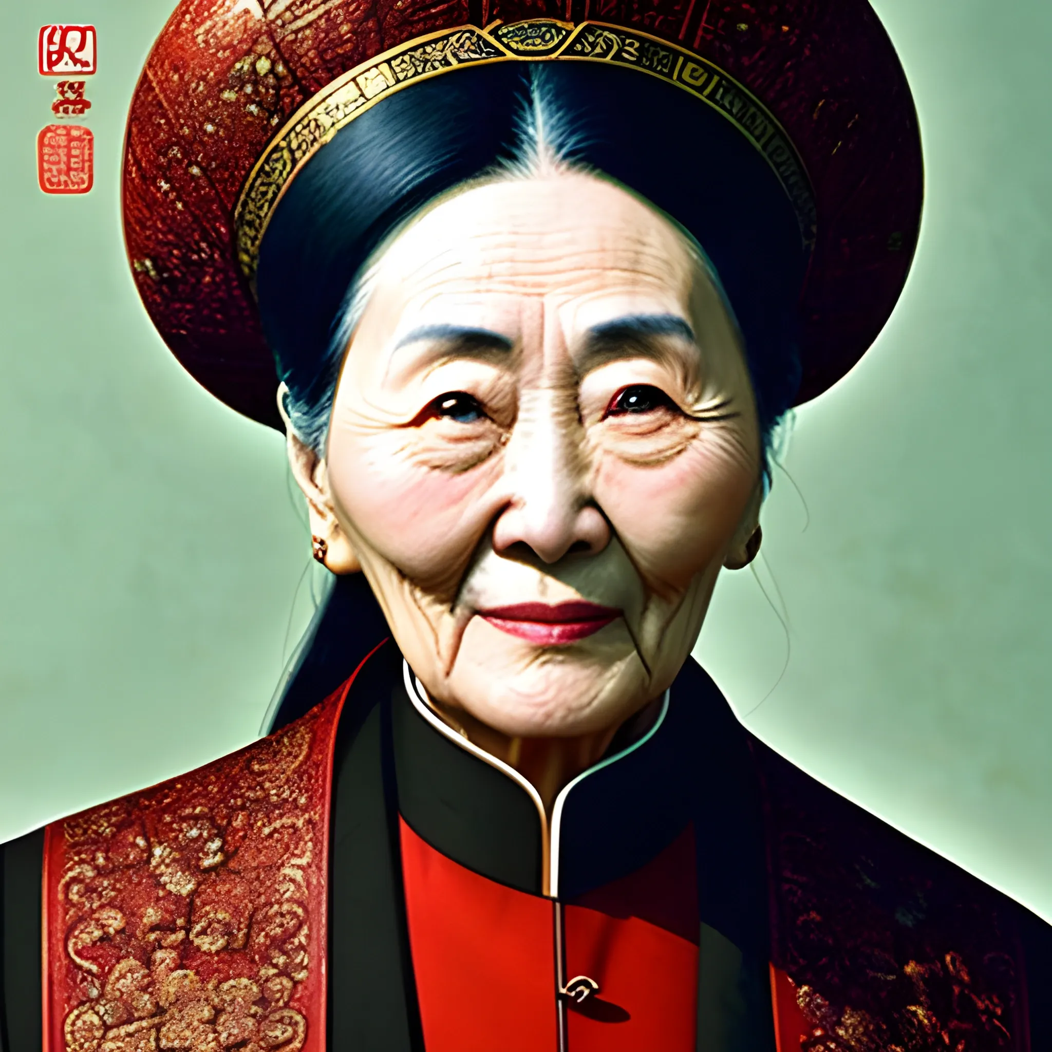 a poet girl,8k, xianshi feng, 90 age old