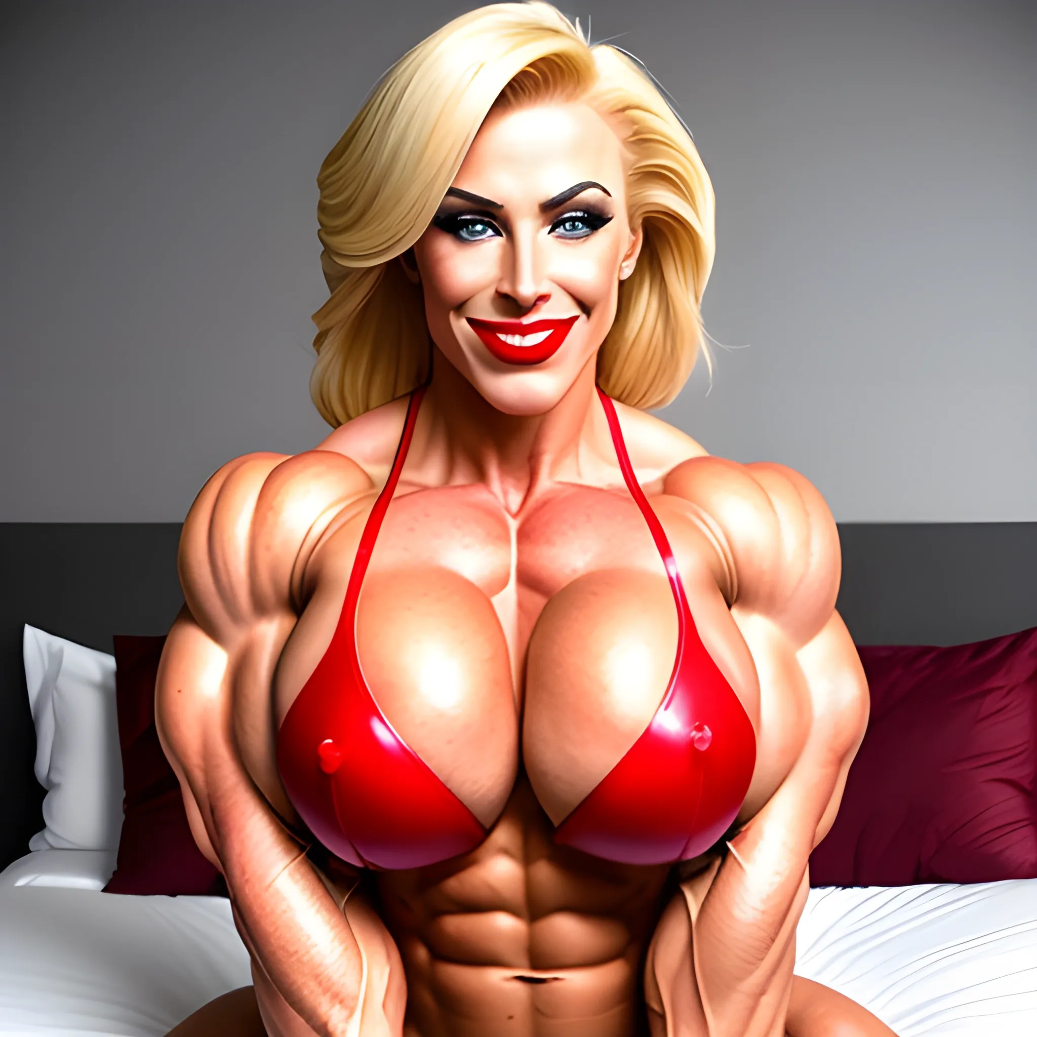 Abnormally massive and stunningly gorgeous Female bodybuilder wi... -  Arthub.ai