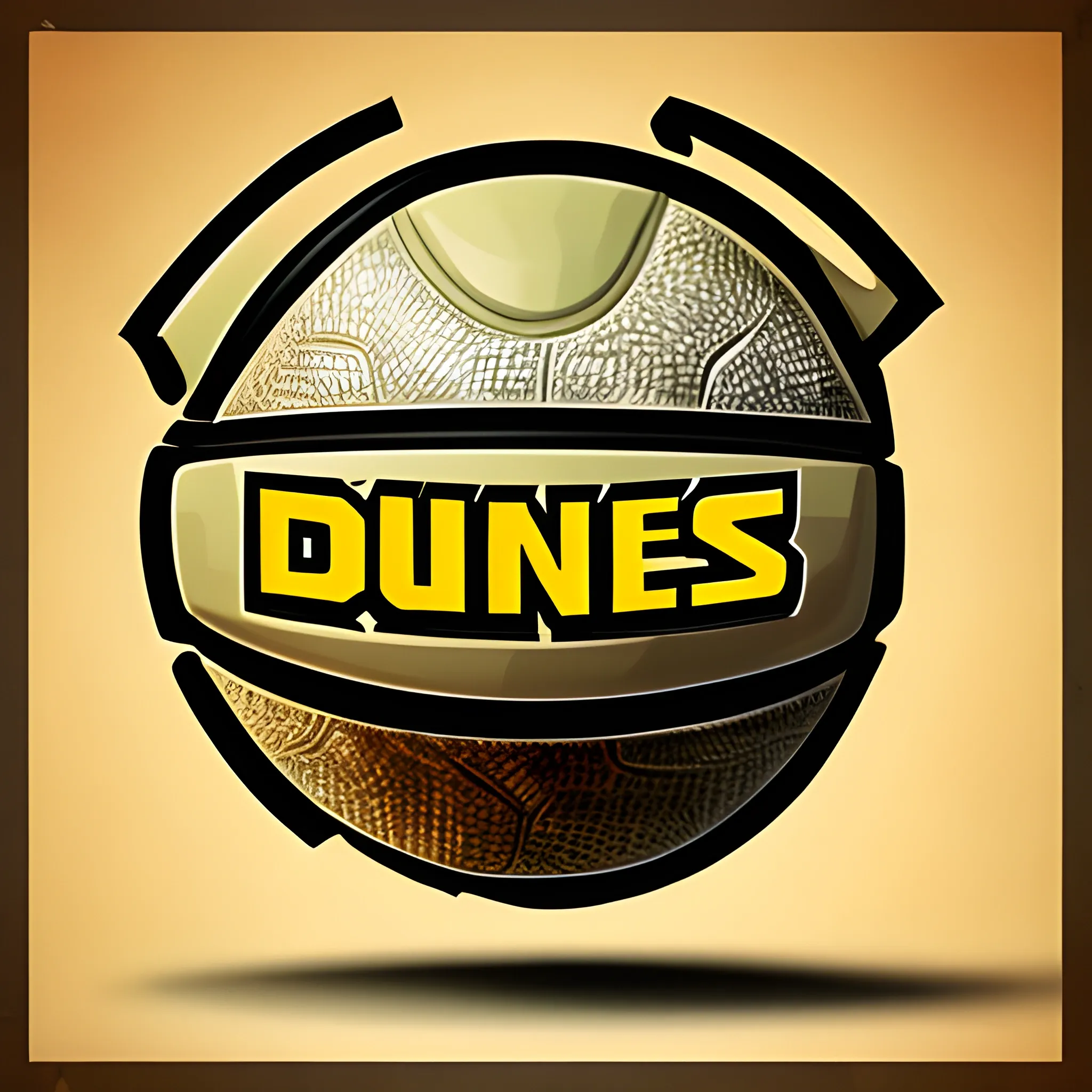 create a half basketball, half podcast microphone logo for an African podcast show called Dropping Dimes. Ensure the logo is clean and conveys contemporary African Art cues and has a level of masculinity., 3D