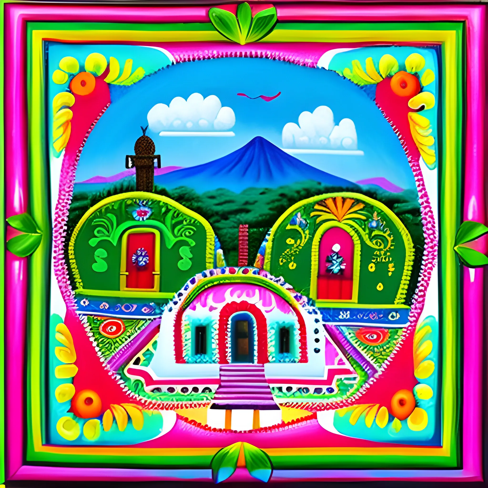 mexico dream, naive art