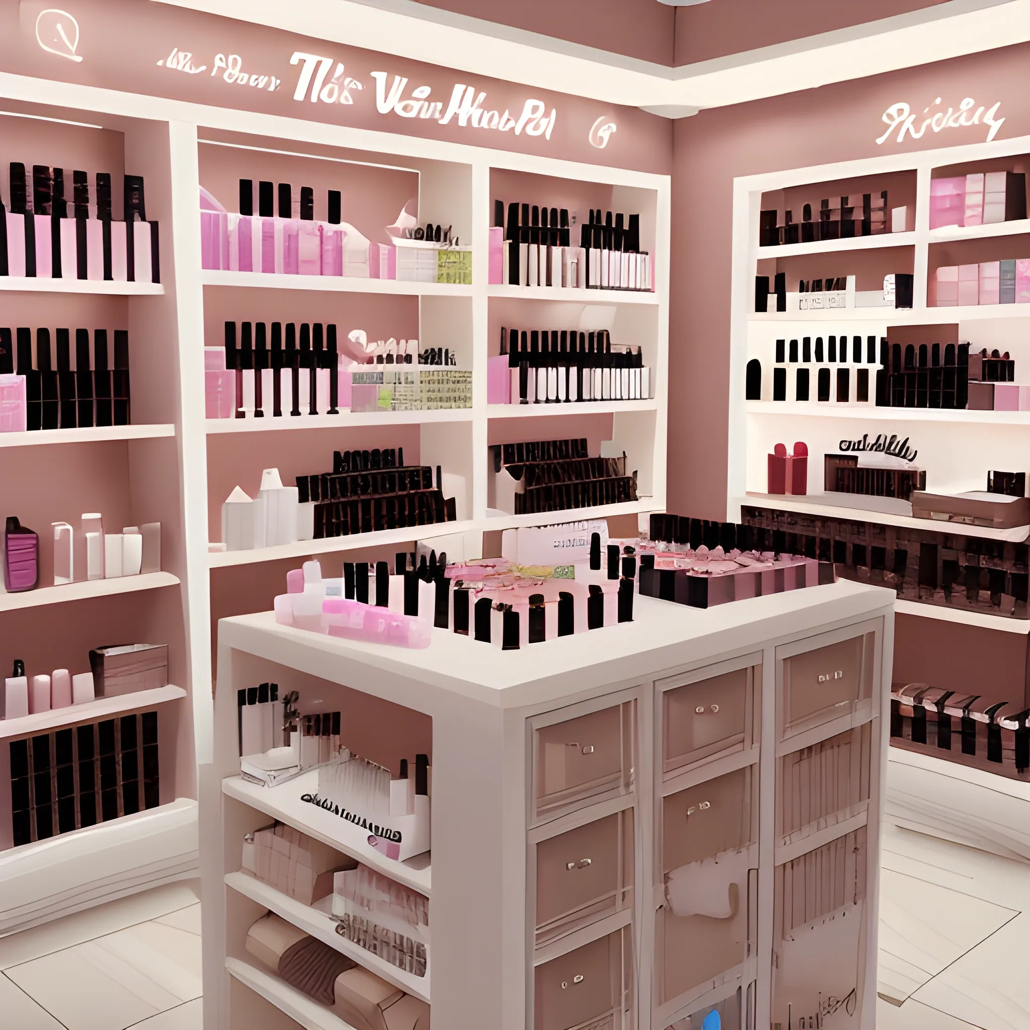 A post  for women offers make-up and skincare products with store name Valueriacom 
, 3D