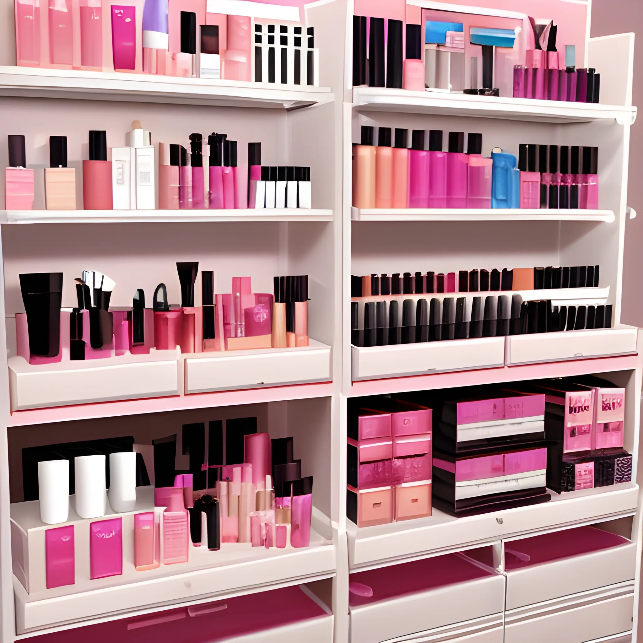 A post  for women offers make-up and skincare products with store name Valueria.com 
, 3D