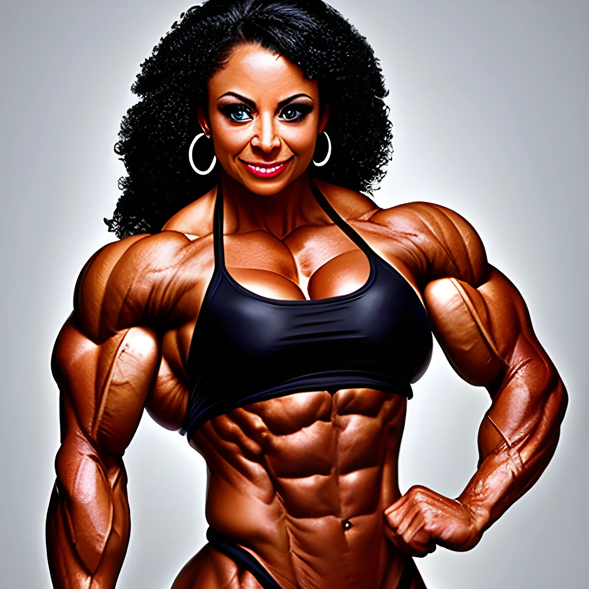 female bodybuilder supersize superhuman strength