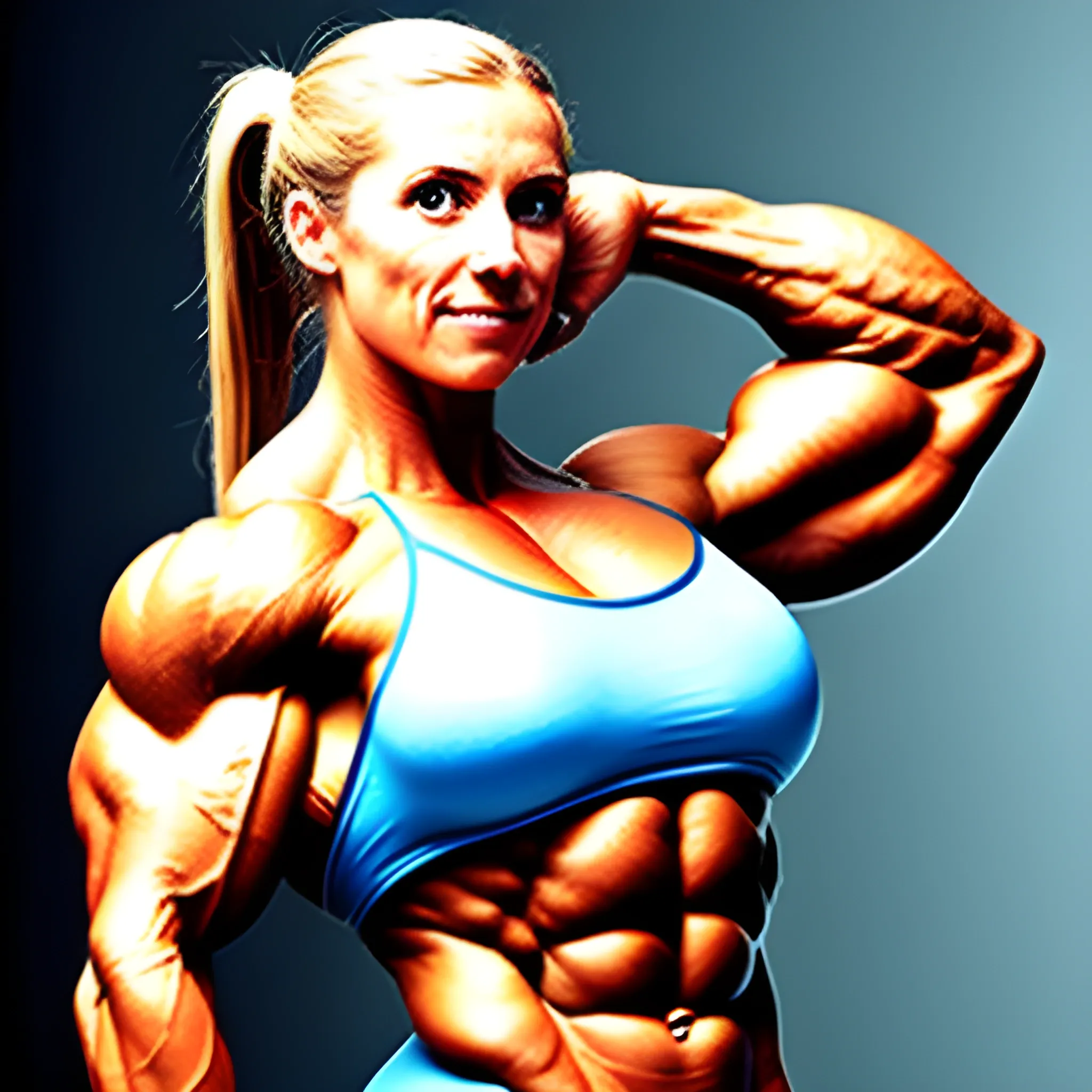 female bodybuilder supersize superhuman strength