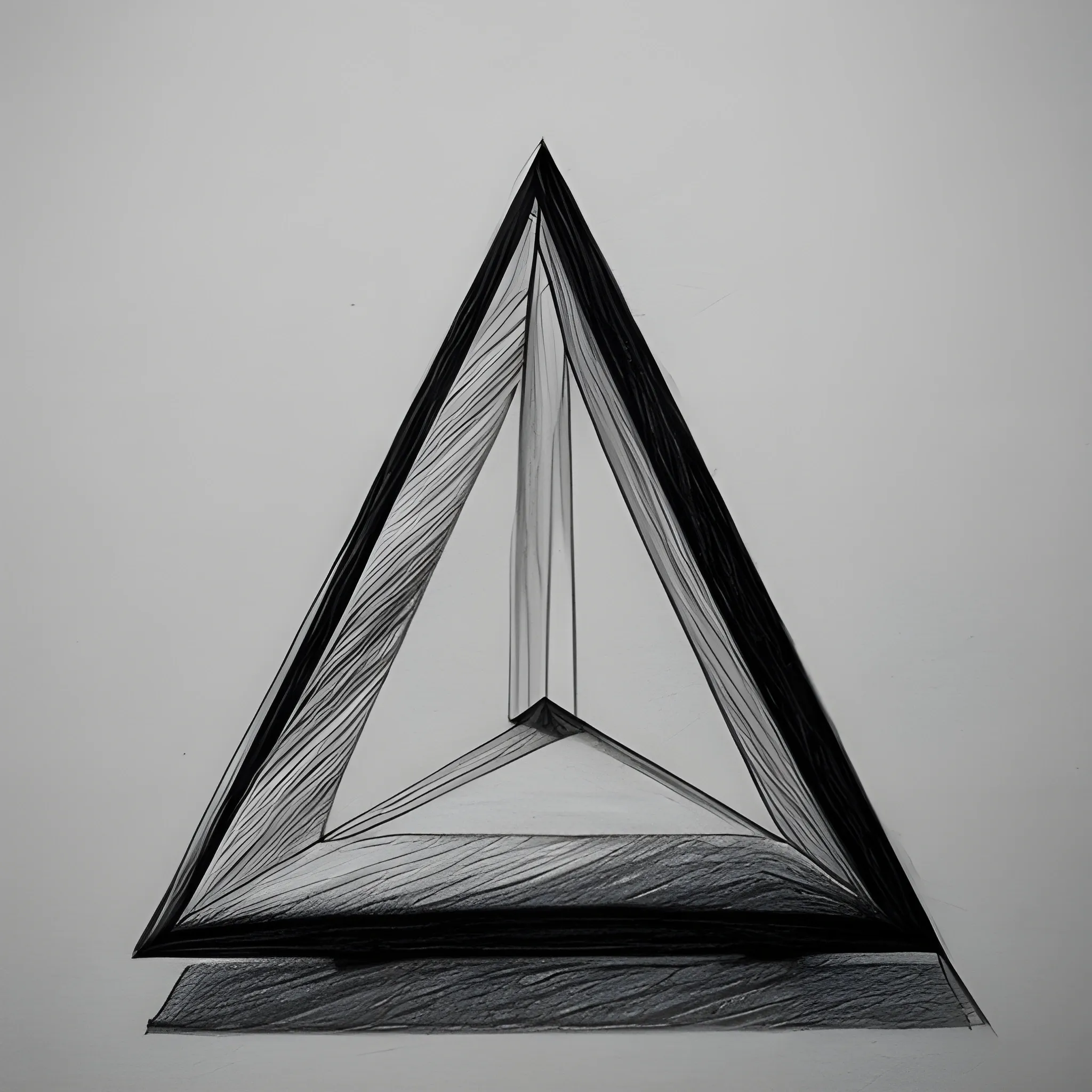 stylish triangle, Pencil Sketch