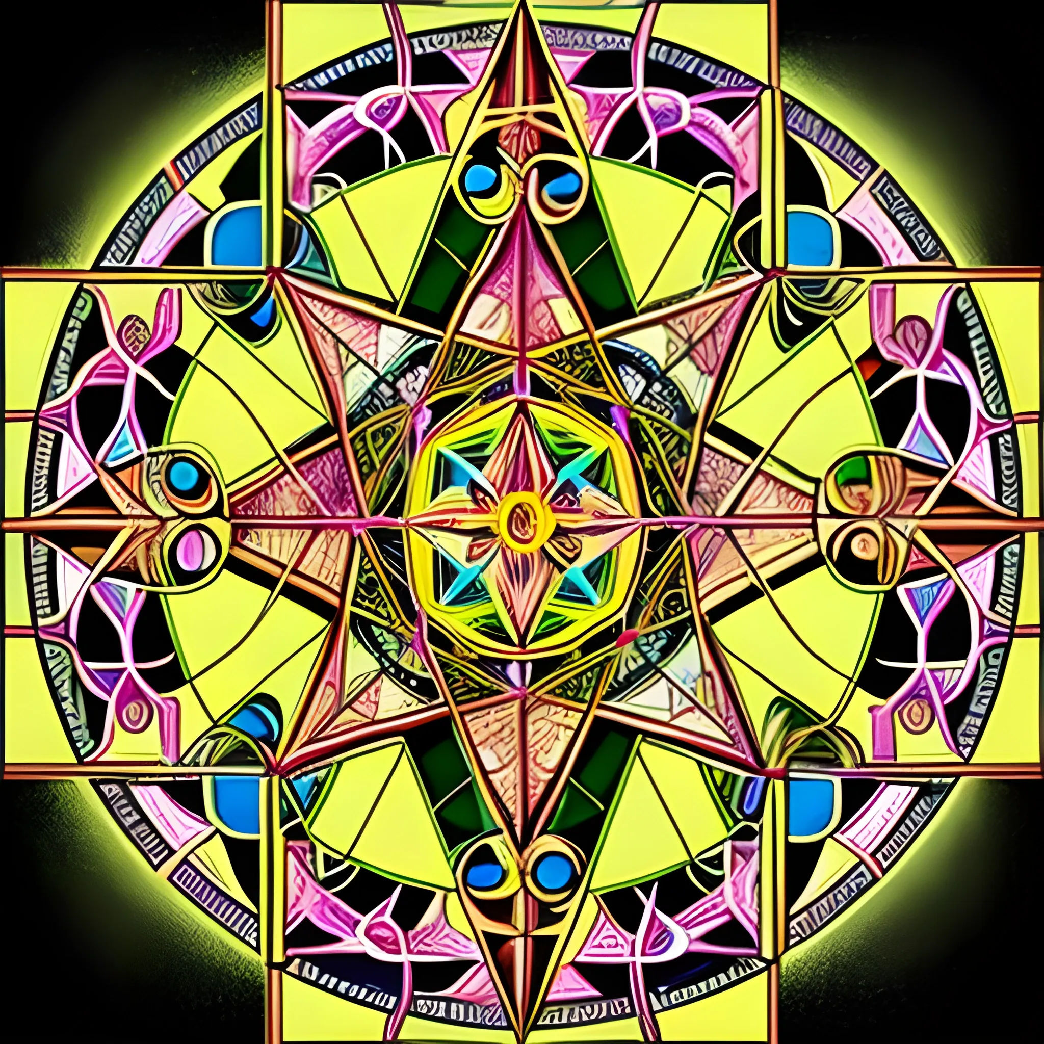 Jesus with SACRED GEOMETRY in the background

, Cartoon, 3D