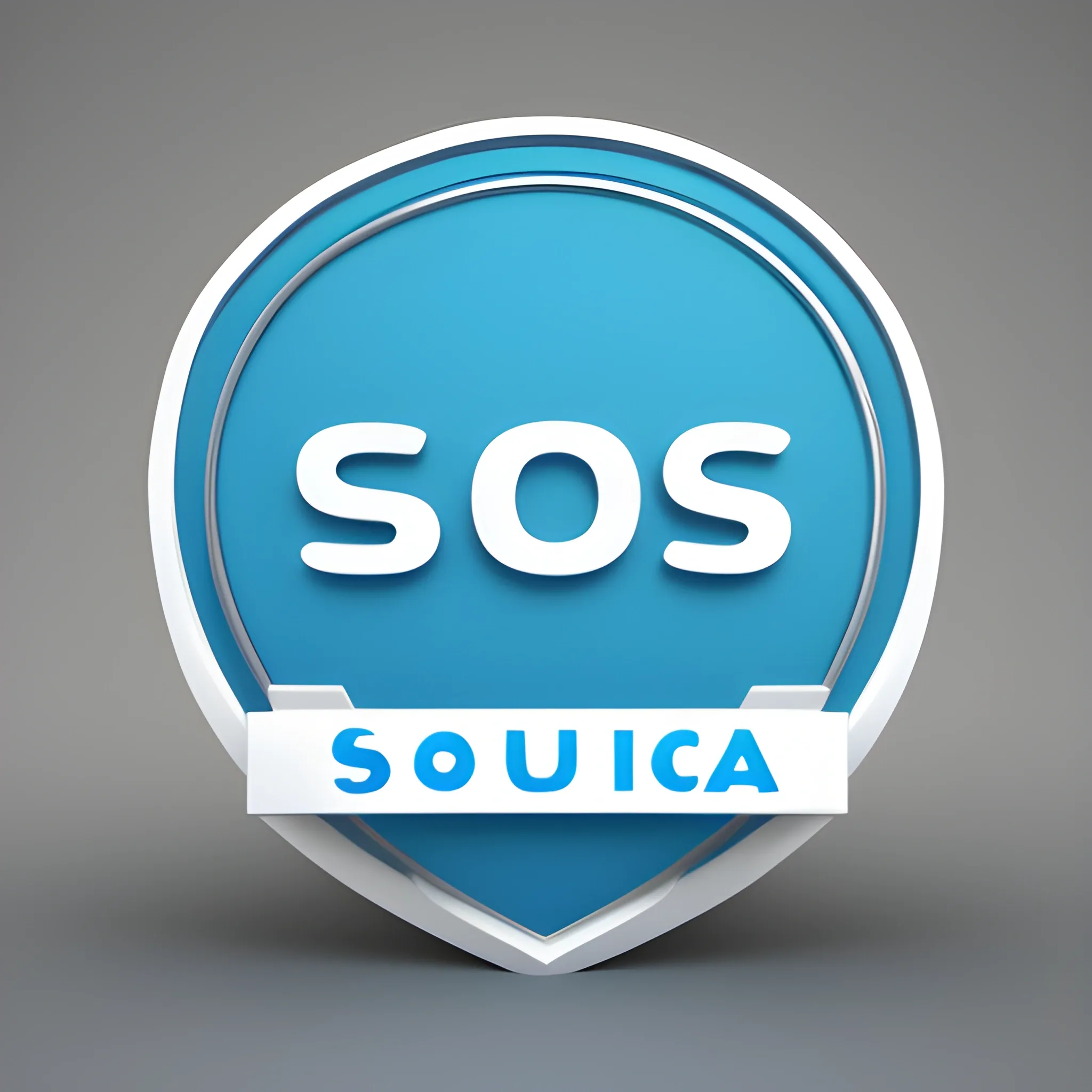 logo para una empresa de desarrollo de sosftware 
, 3D