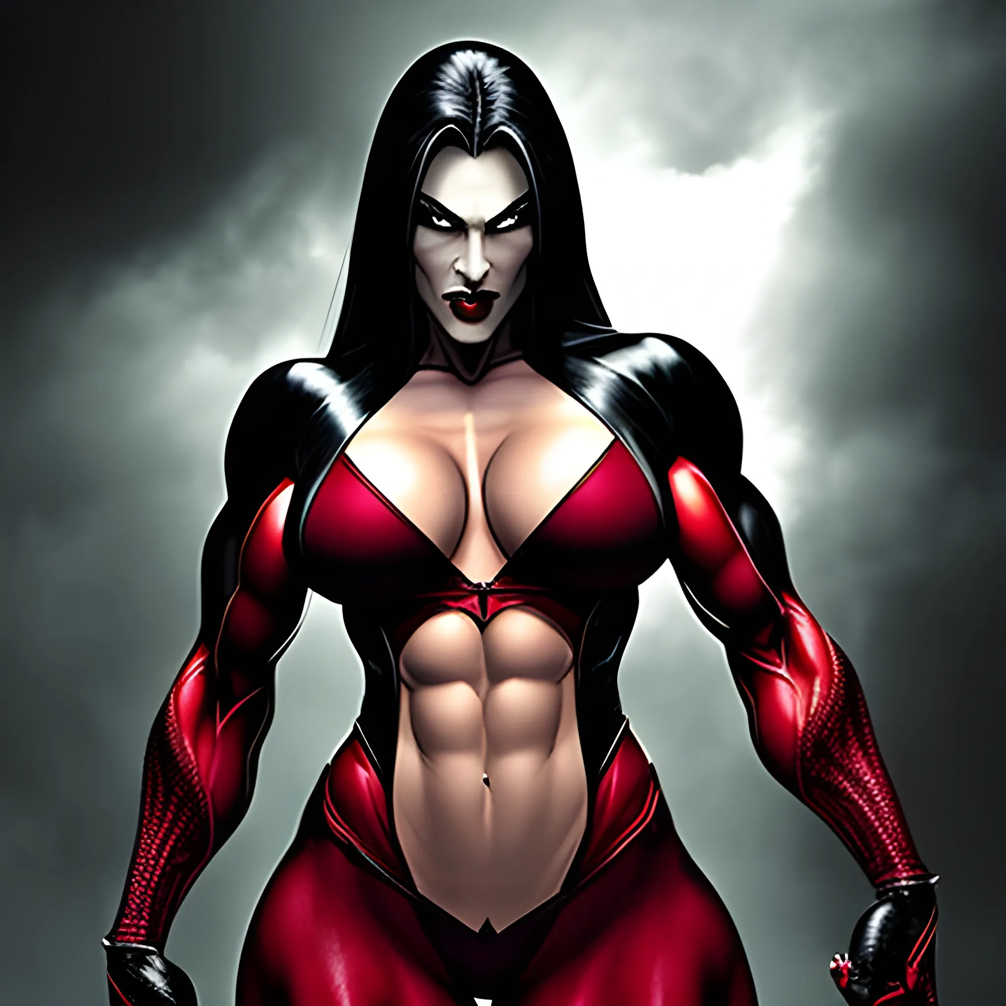 Vampire muscle girl picture 