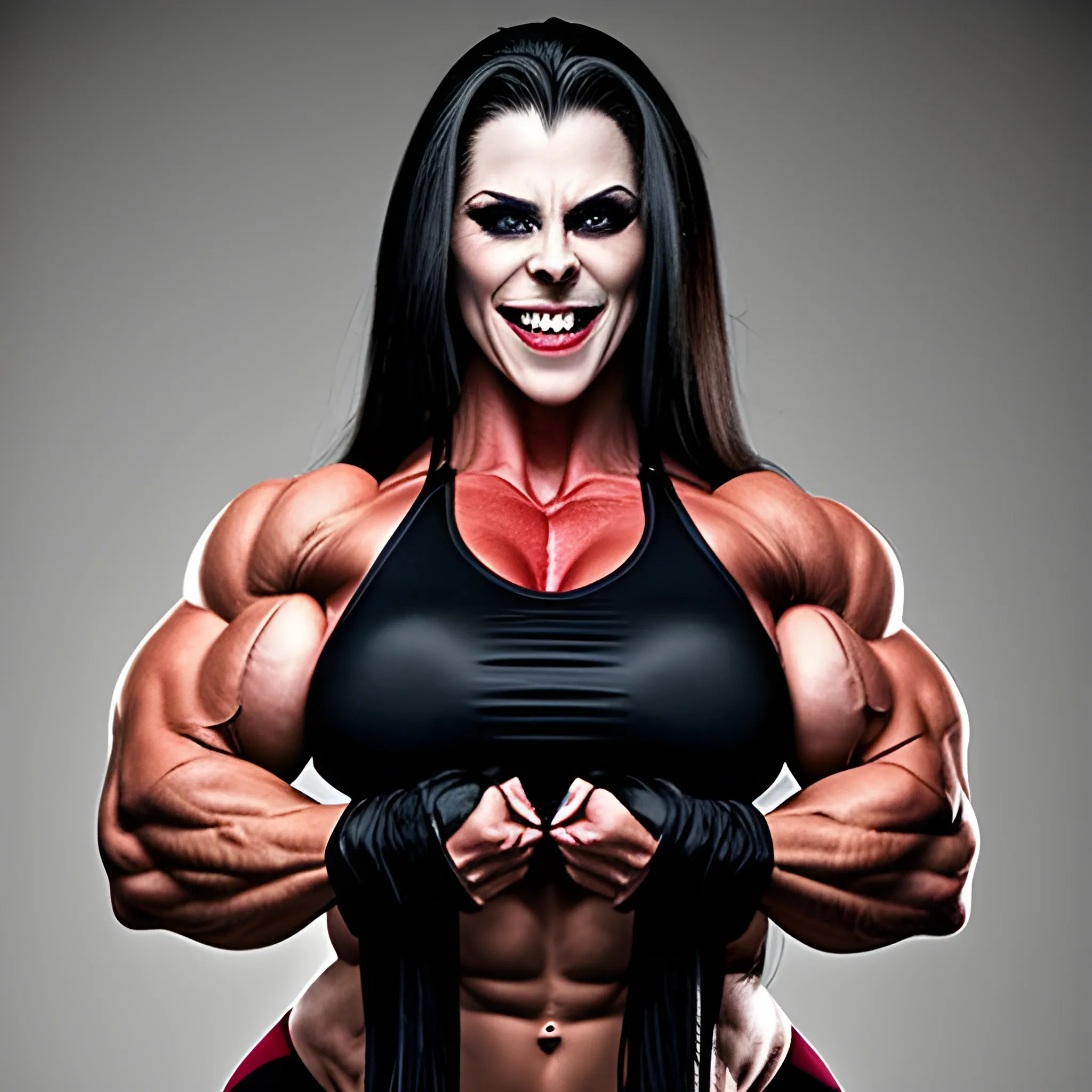 Vampire abnormally massive female bodybuilder