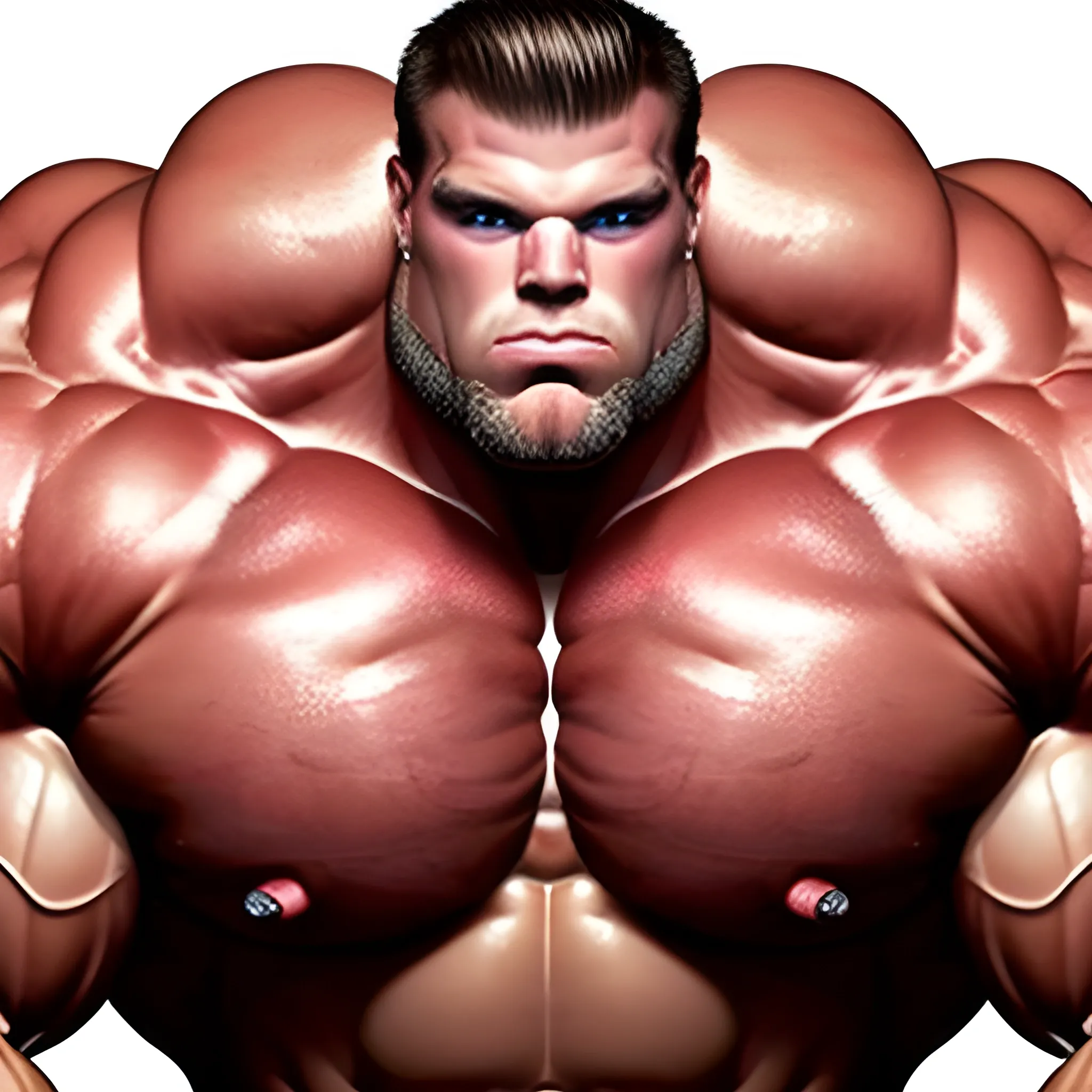 3-meters, american man, beaatiful muscle morph, 3000 lbs bodybuilder, gigantic 300 inches bicep, 