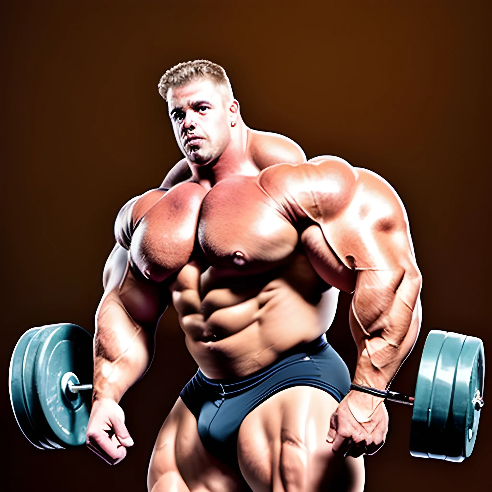 3-meters, american man, beaatiful muscle morph, 3000 lbs bodybuilder, gigantic 300 inches bicep, 