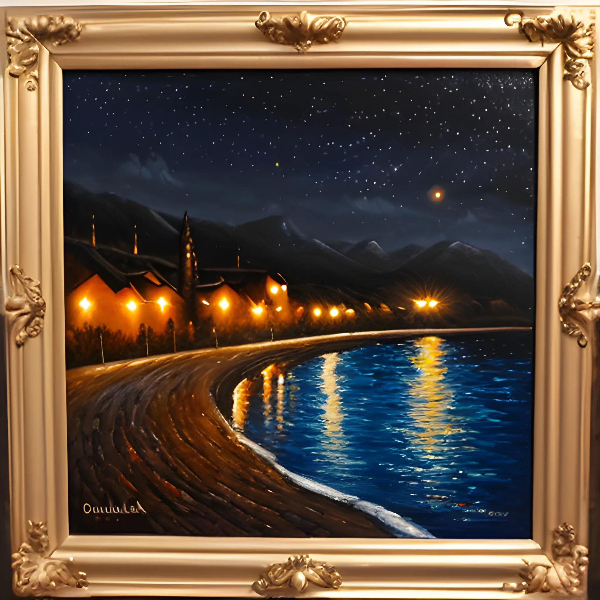 noche estrellada
, Oil Painting