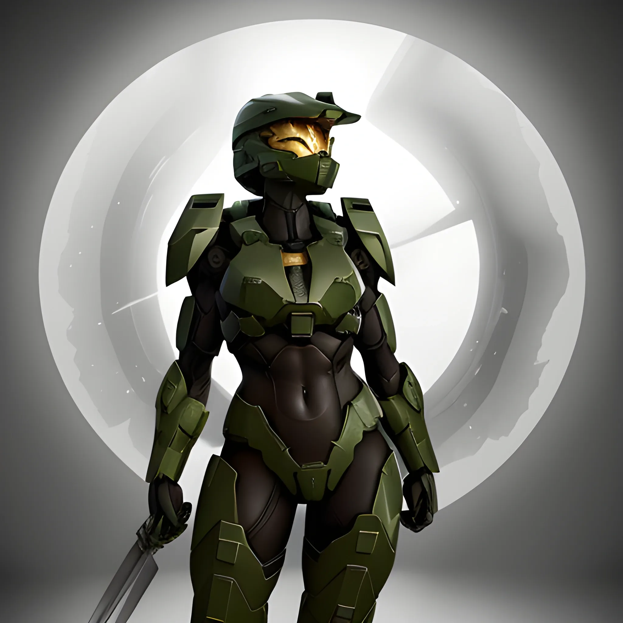 safe for work lewd Halo female spartan
