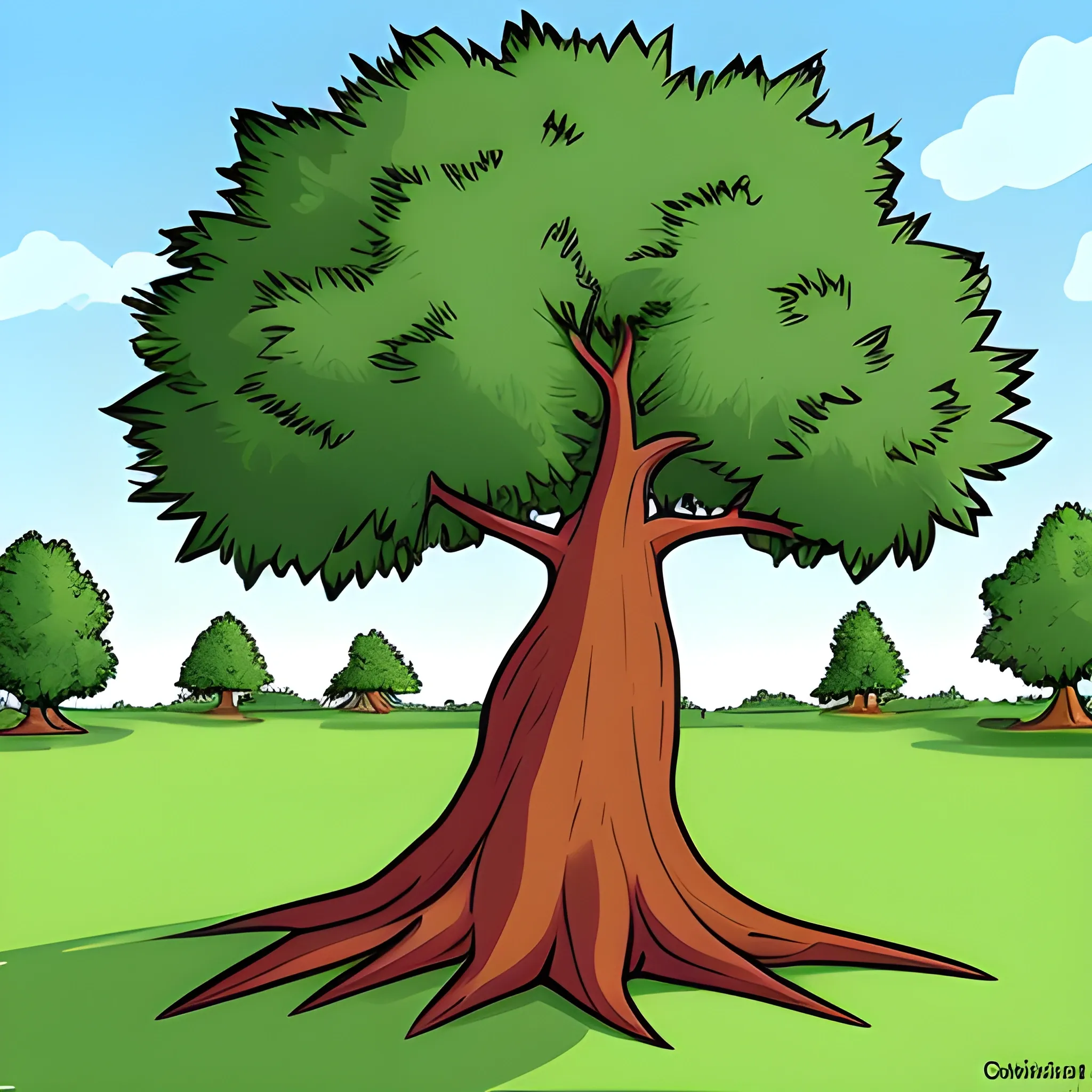 tree, Cartoon