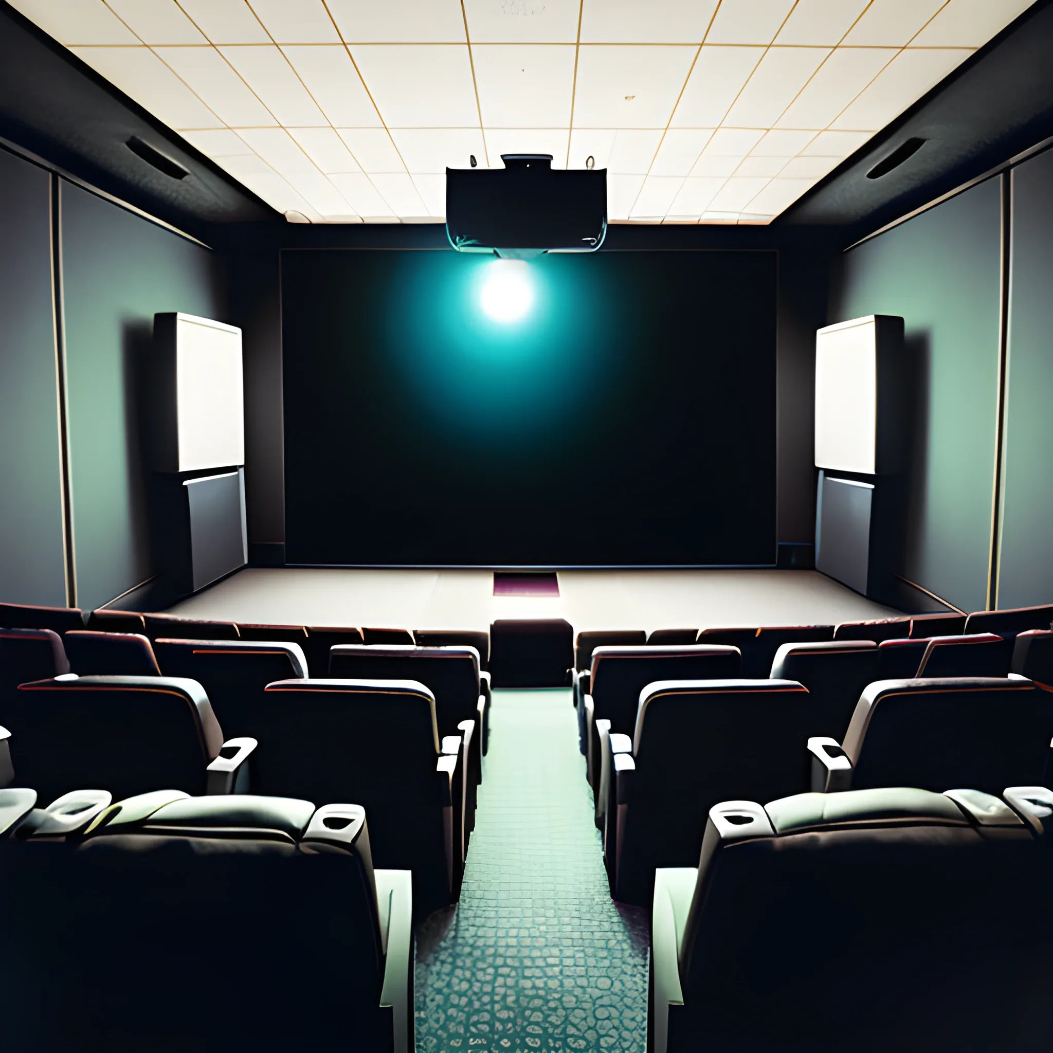 Liminal spaces, cinema theater 