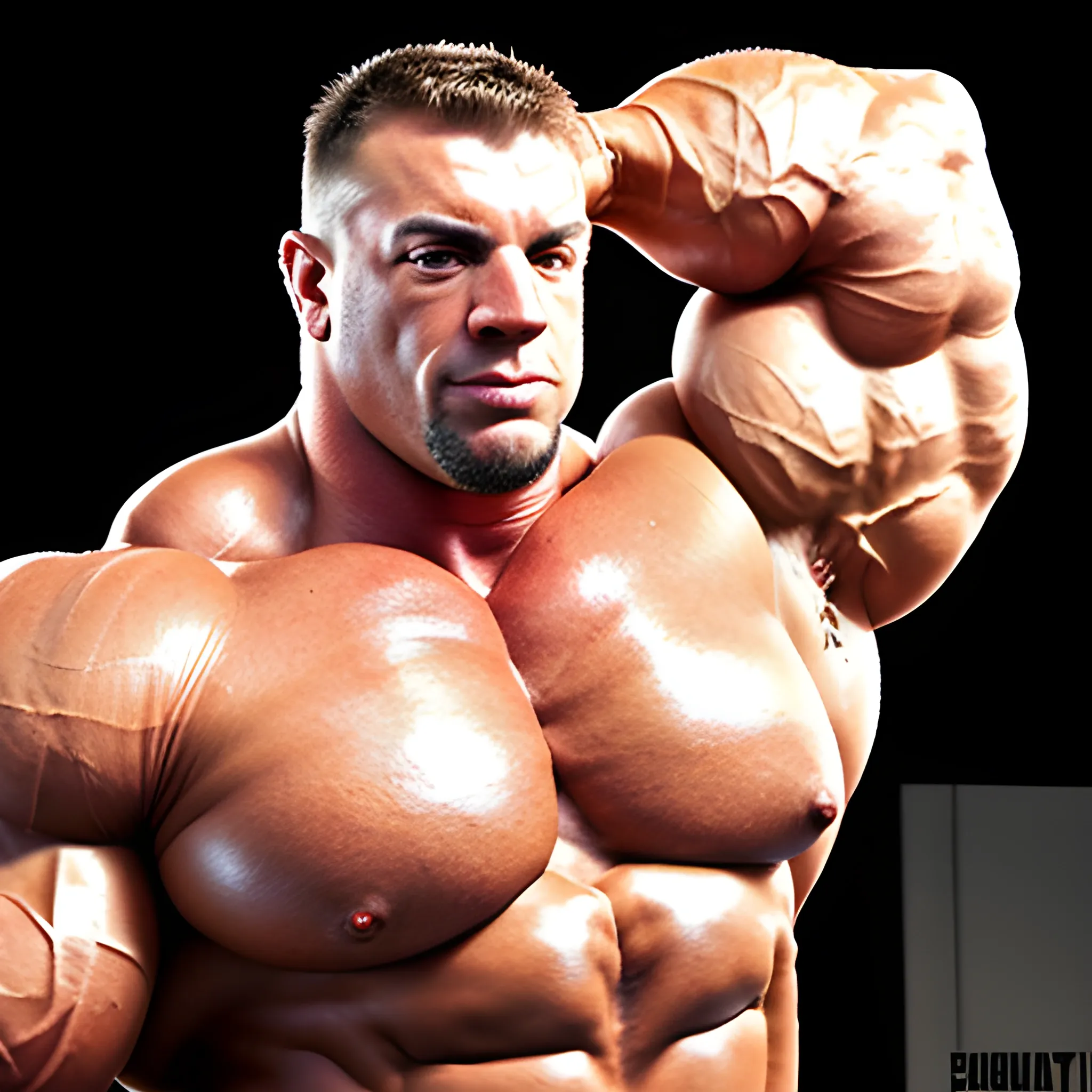 3-meters, beaatiful muscle morph, 3000 lbs bodybuilder, gigantic 300 inches biceps, huge biceps, extremely huge muscular arms, 300 inches enormous triceps, enormous forearms, gigantic traps, 300 inches chest, 
