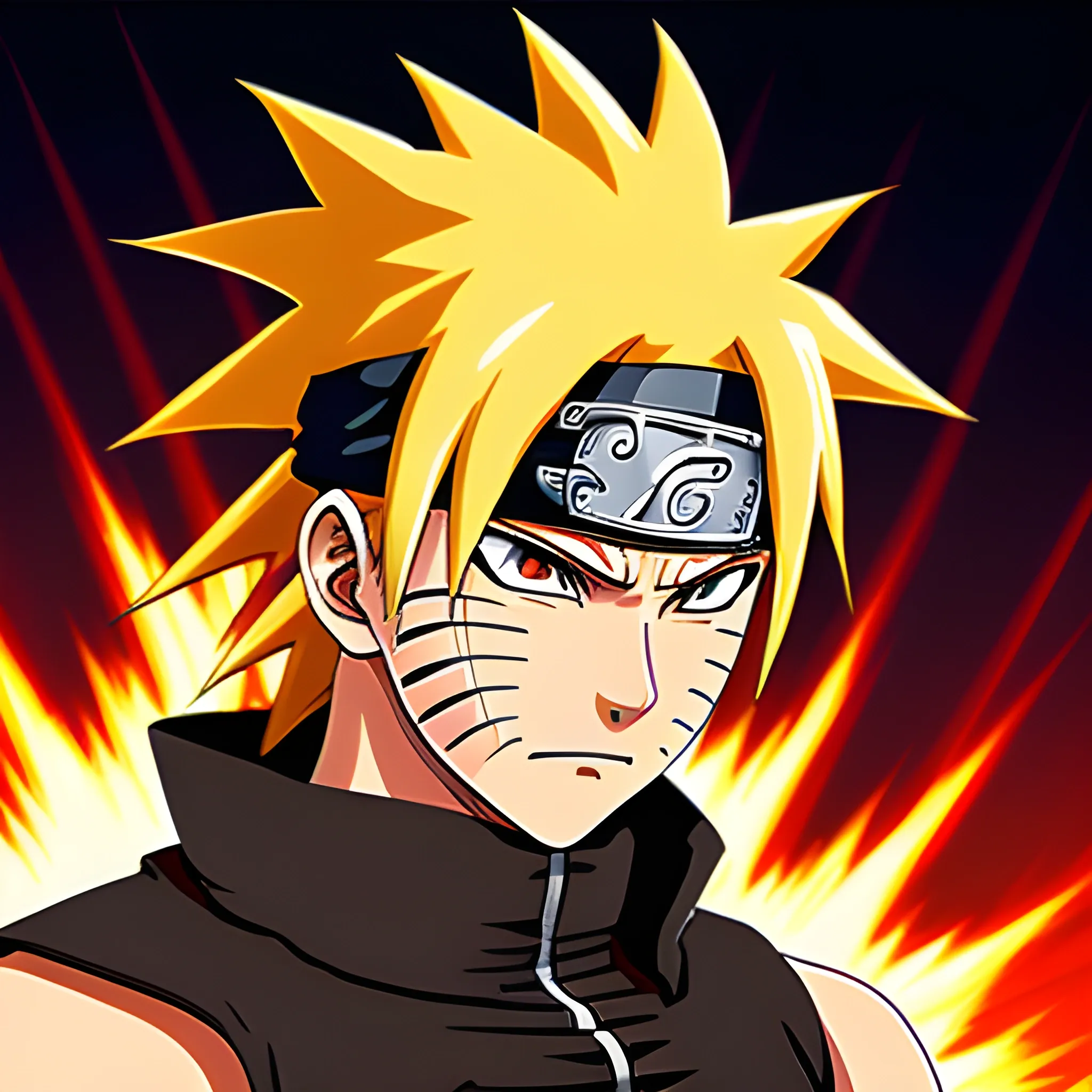 warrior ,anime, character,style anime naruto