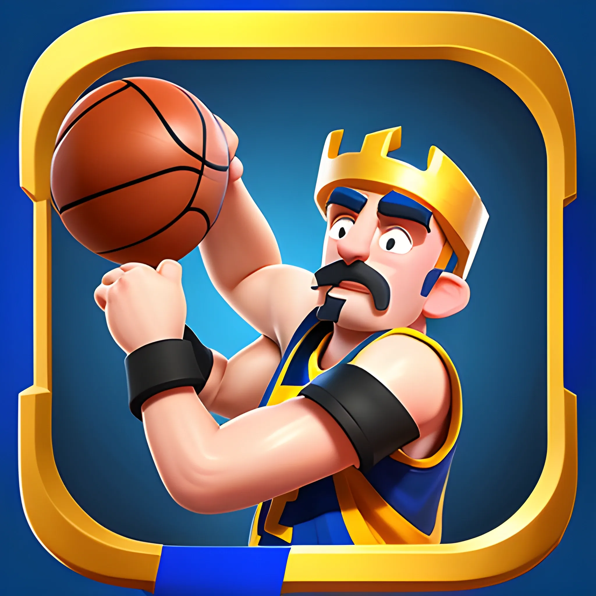 clash royale like character basketball player