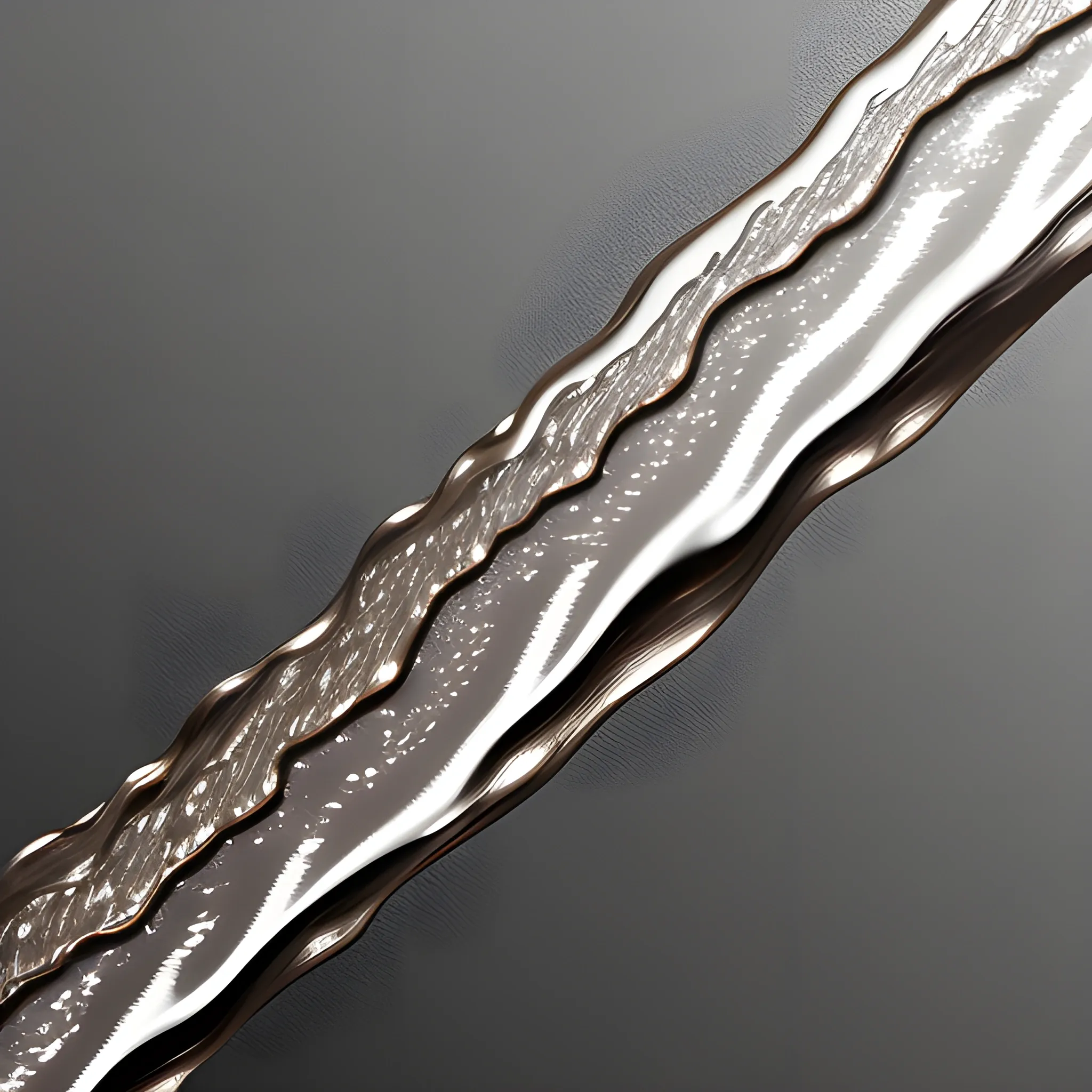  Liquid metal bark skin seamles texture