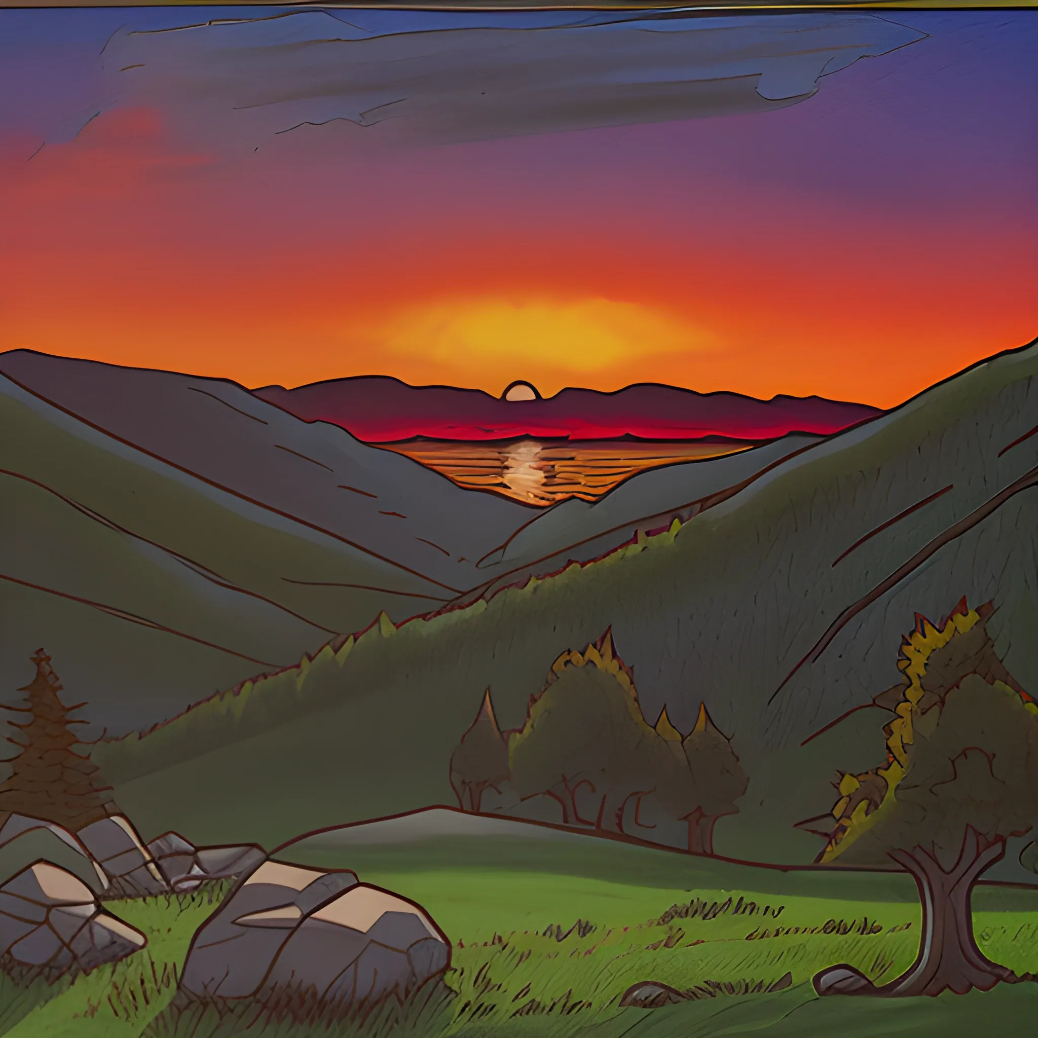 atlass mountin sunset

, Cartoon