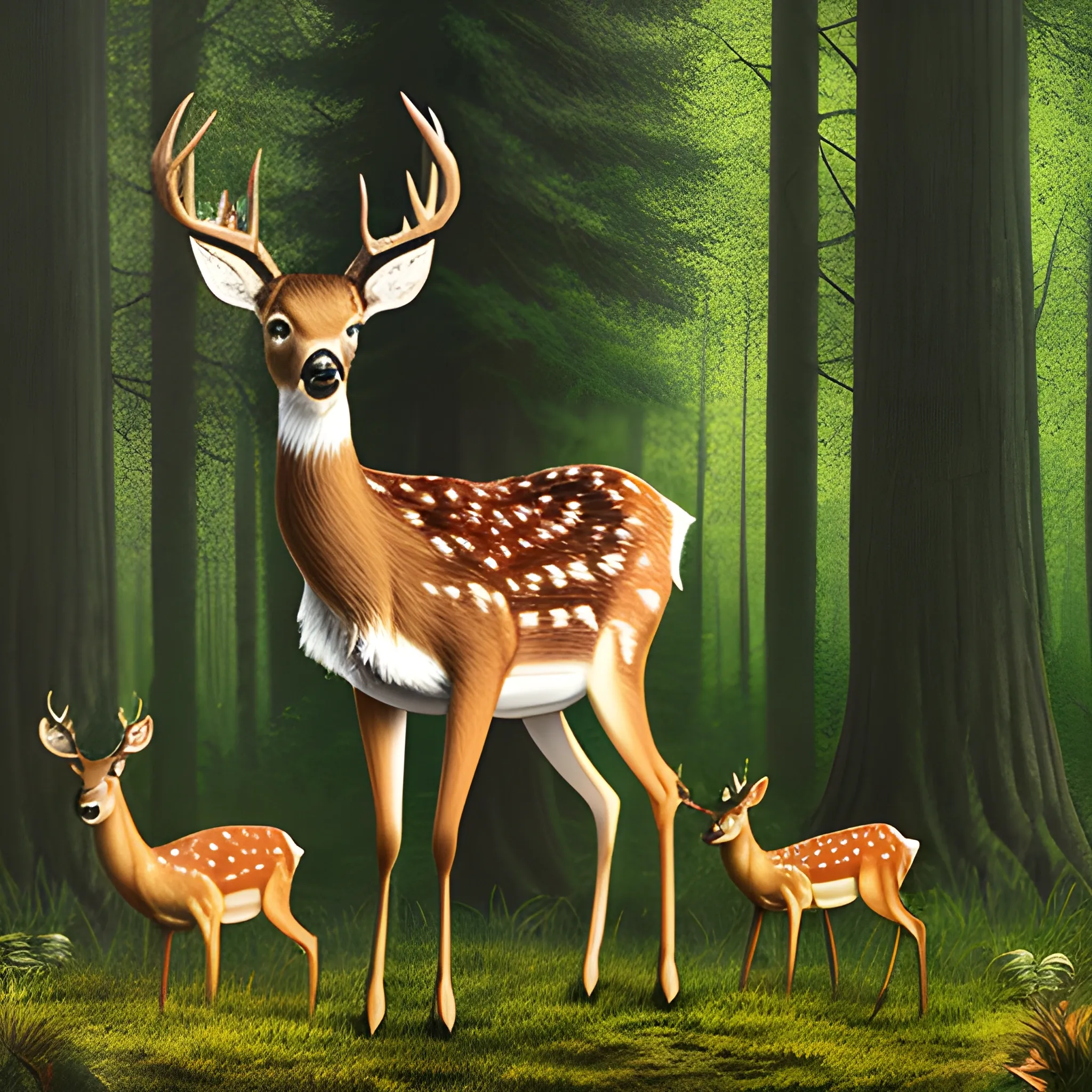 Deer in the forest
