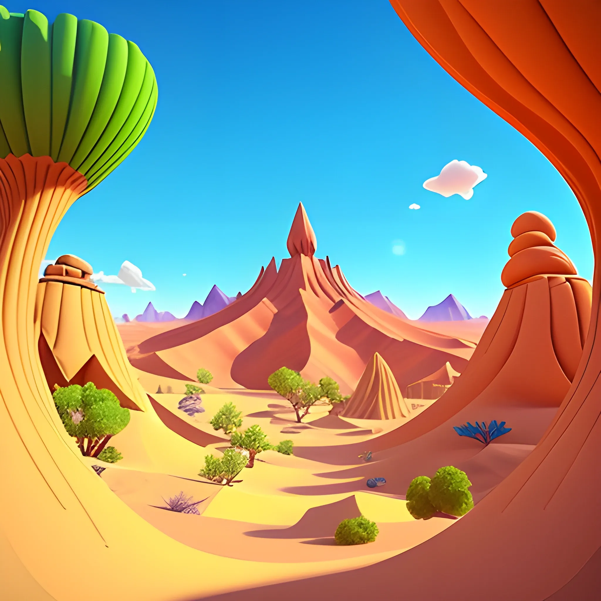 Embark on an enchanting desert adventure with our latest creatio ...