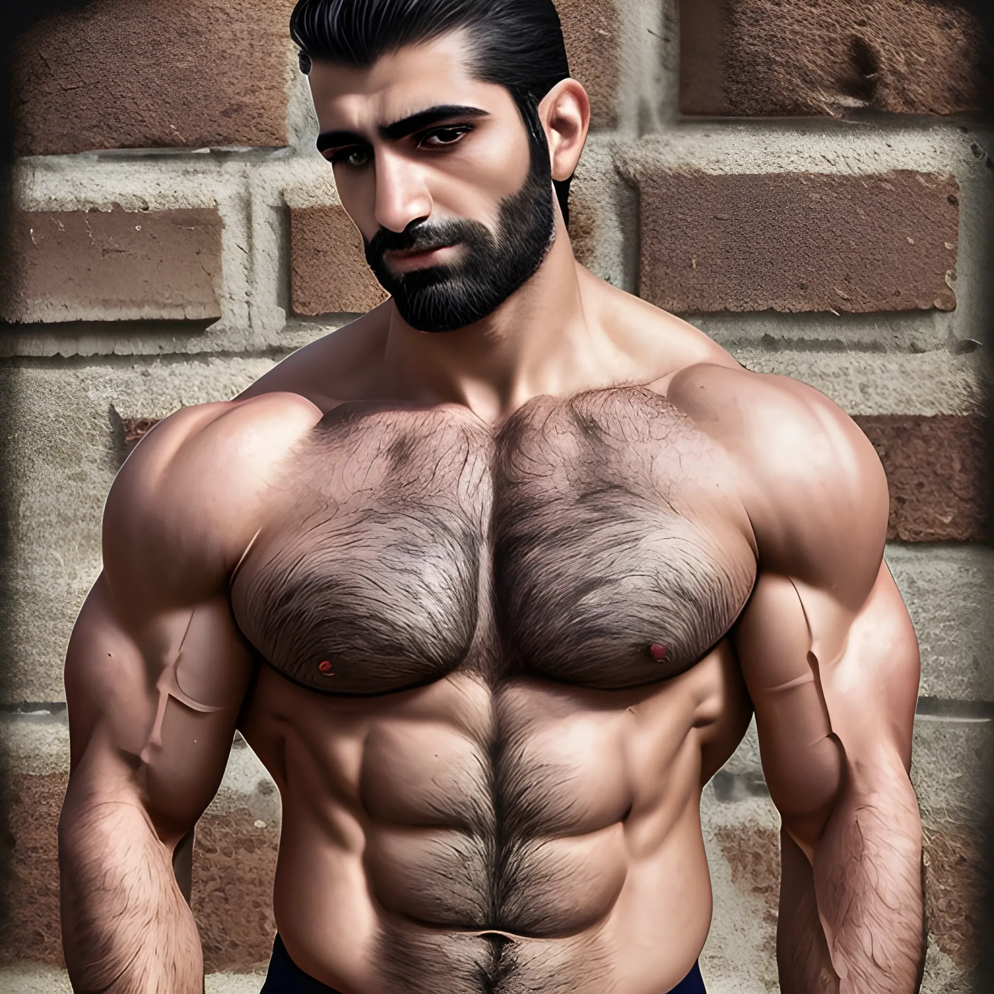 RAW Masterpiece photo of a handsome muscular Armenian