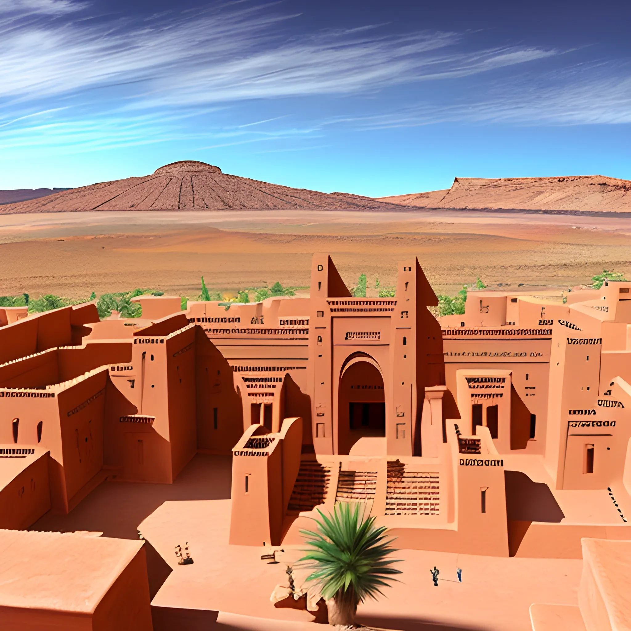 KASABAH AIT BEN HADDOU ouarzarat morocco , , 3D