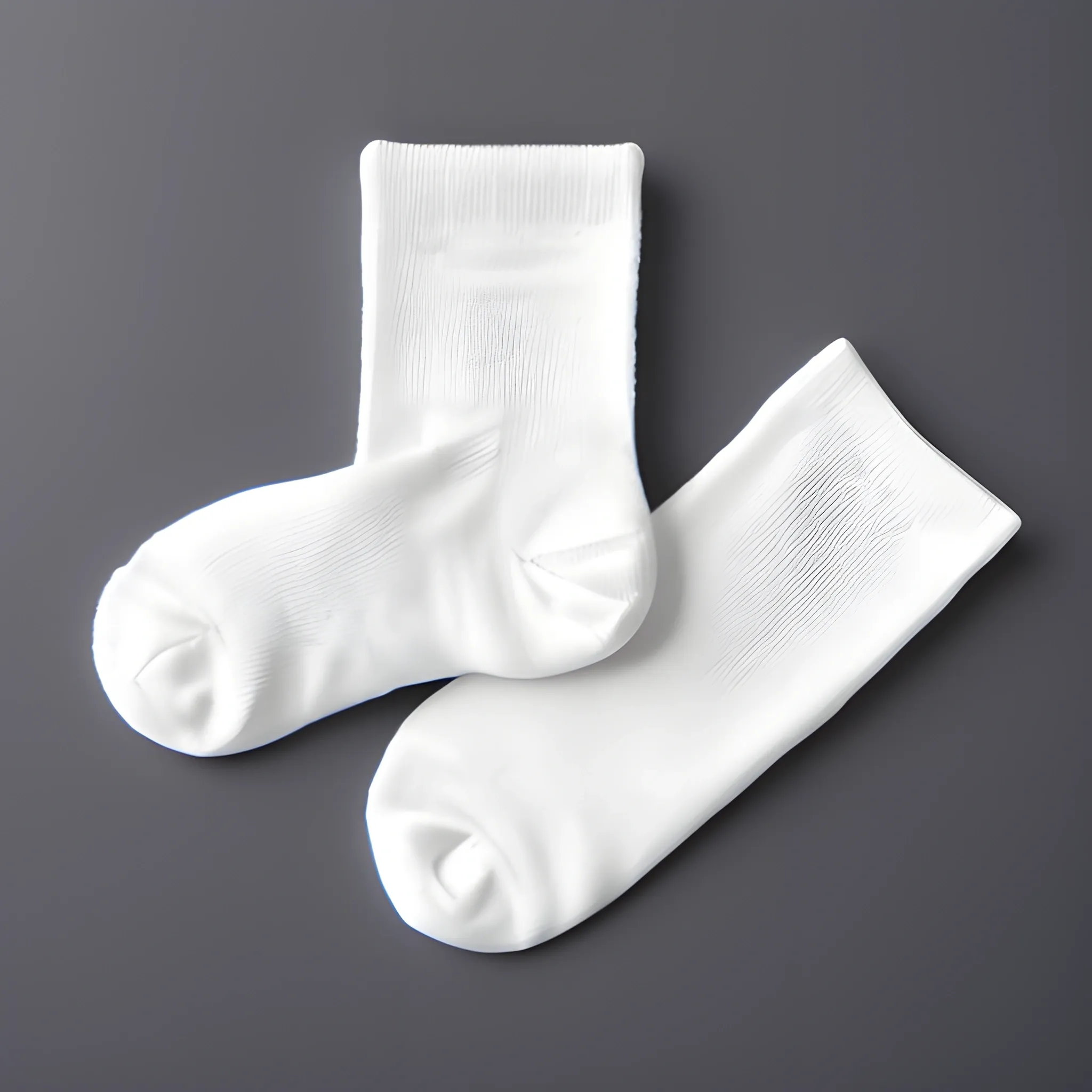 Cotton socks, milk