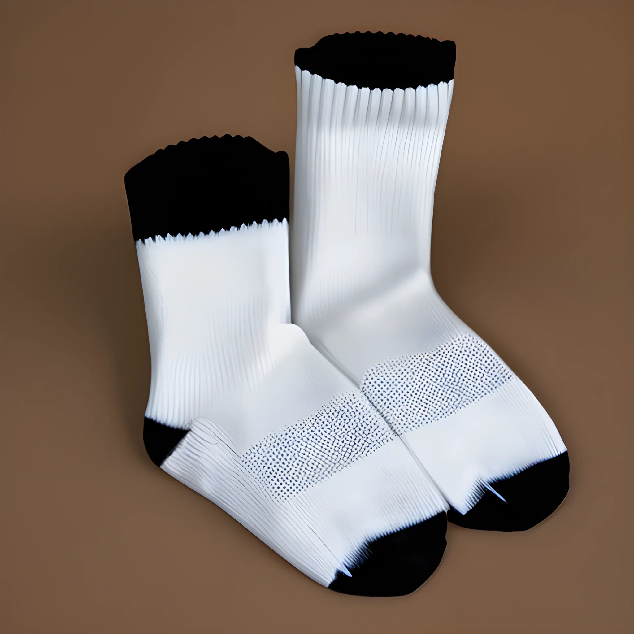 Cotton socks and milk