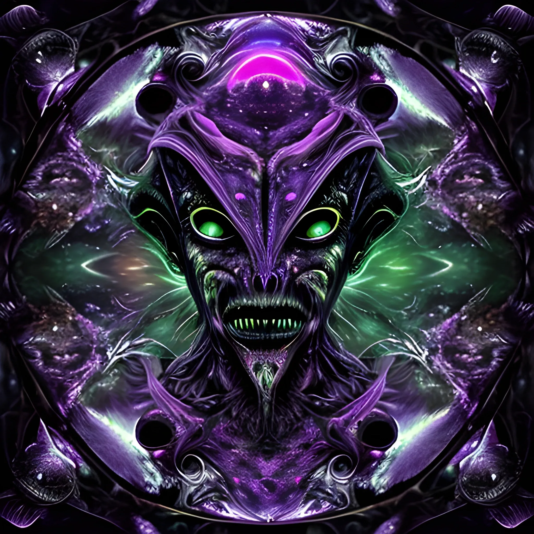 dark, trippy, fantasy, spiritual, universe, monstrous, alien