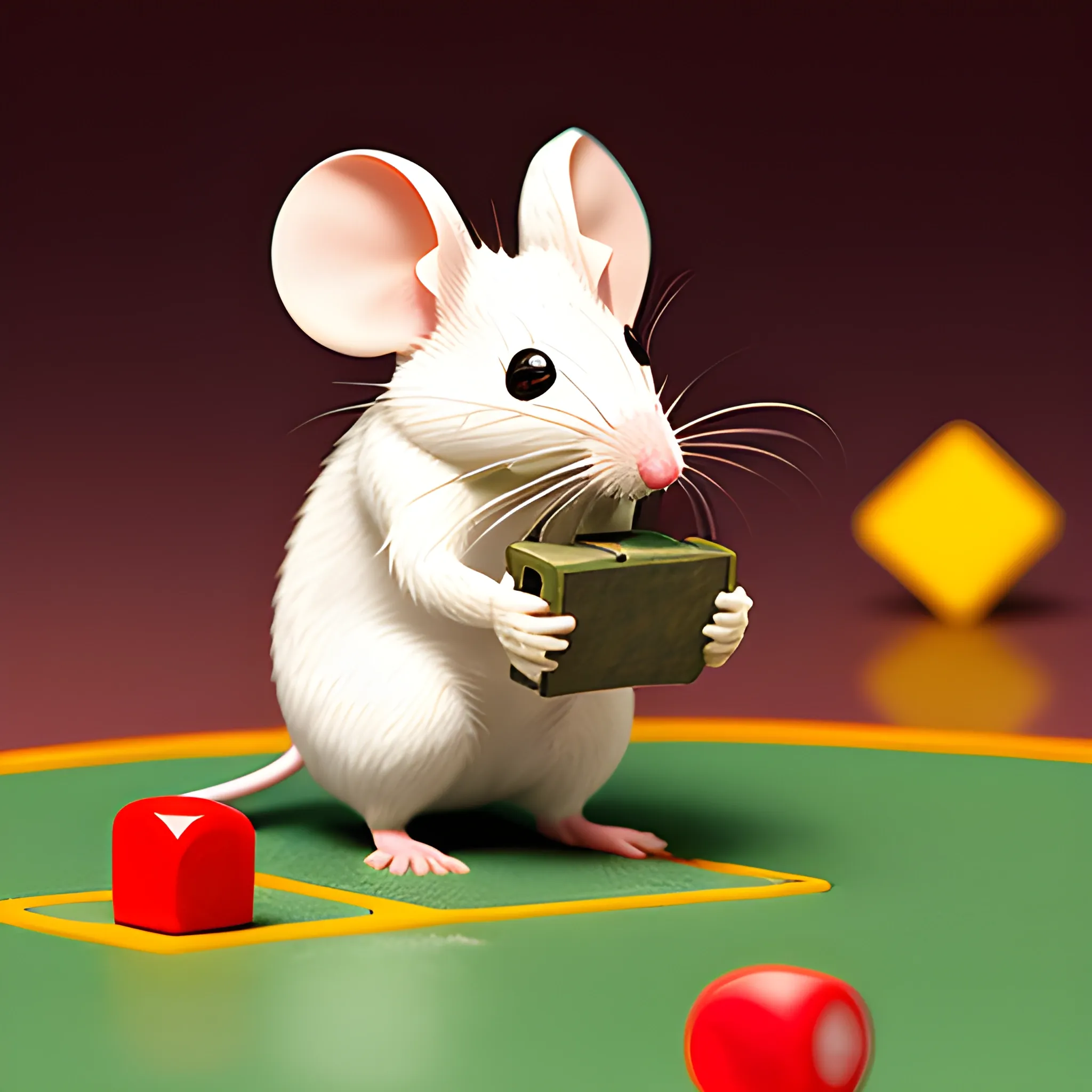 Mouse playing games