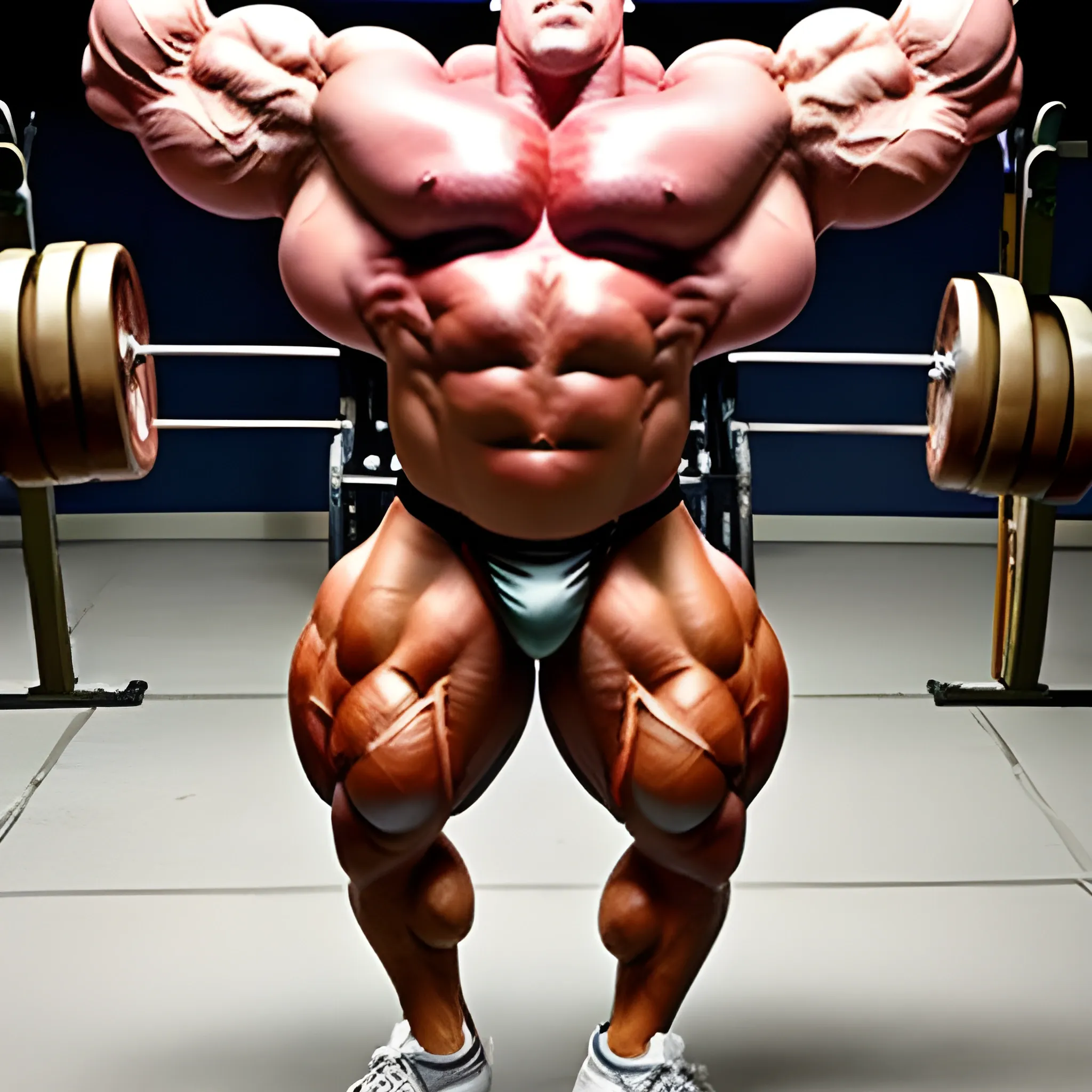 3-meter bodybuilder with a beautiful muscle morph, flex their massive 3000 lbs, BODY MONSTER MUSCLE,

