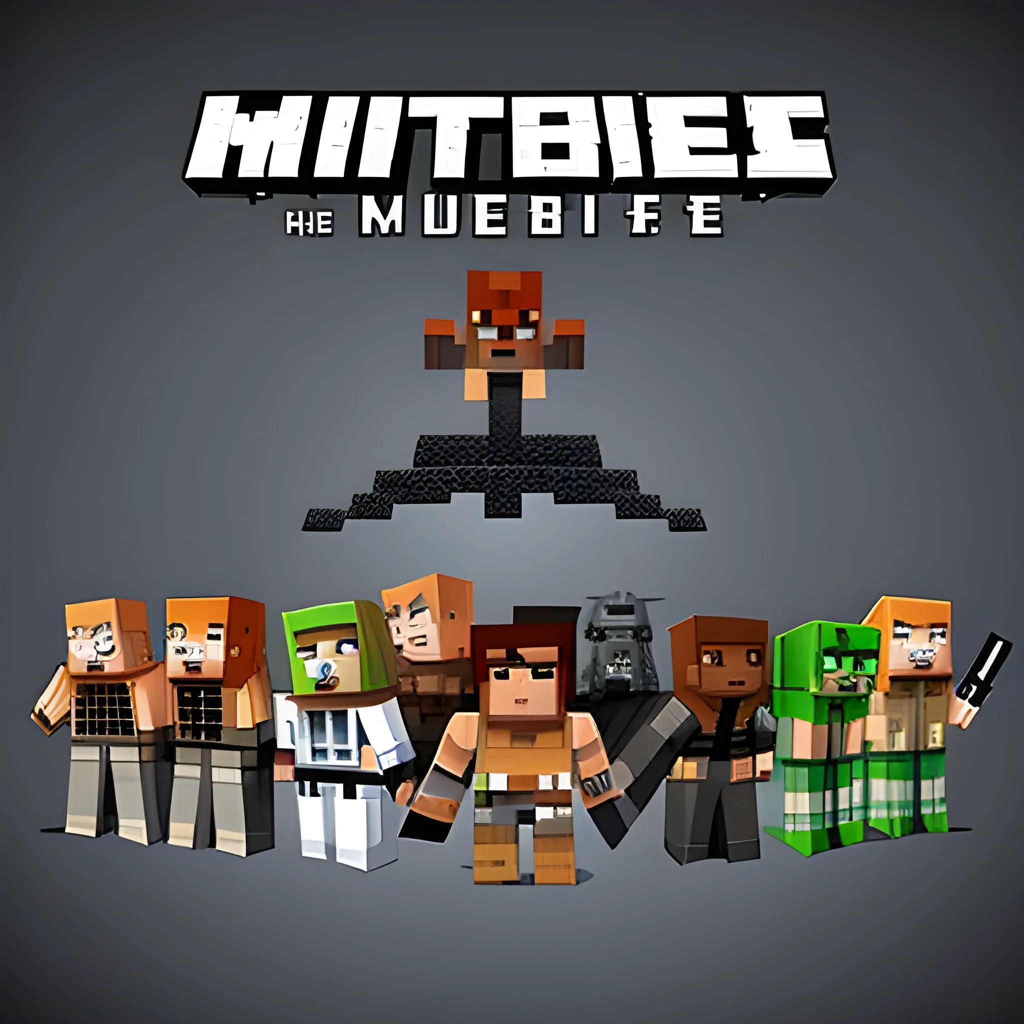 create heroes of the Star Wars universe in the Minecraft style