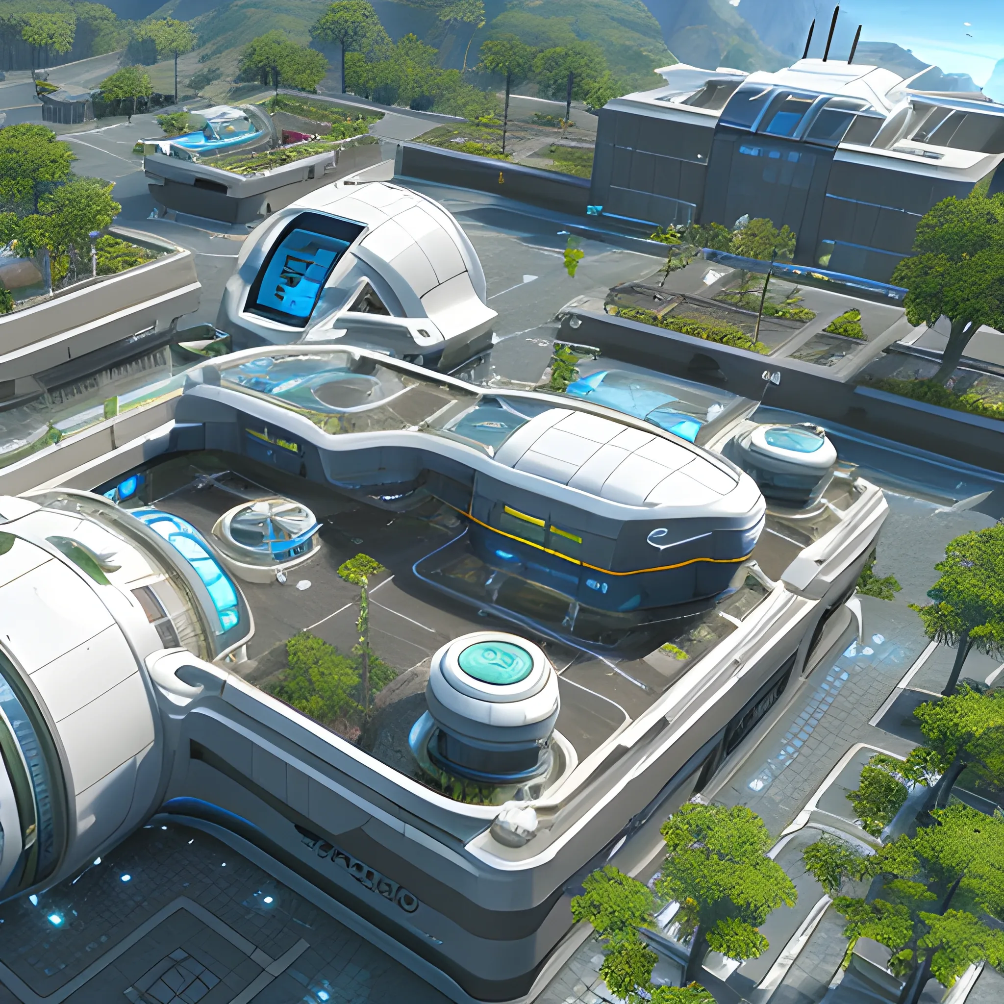 anno 2205 style, temperate, sunny, clear sky, top-down view, bio laboratory plant made of metal black structures, white plastic material, many glass, scratches,
mechanisms, wires, stains on the walls, high level of detail, people, futuristic, beautiful, Realistic proportions, attention to detail





, Water Color