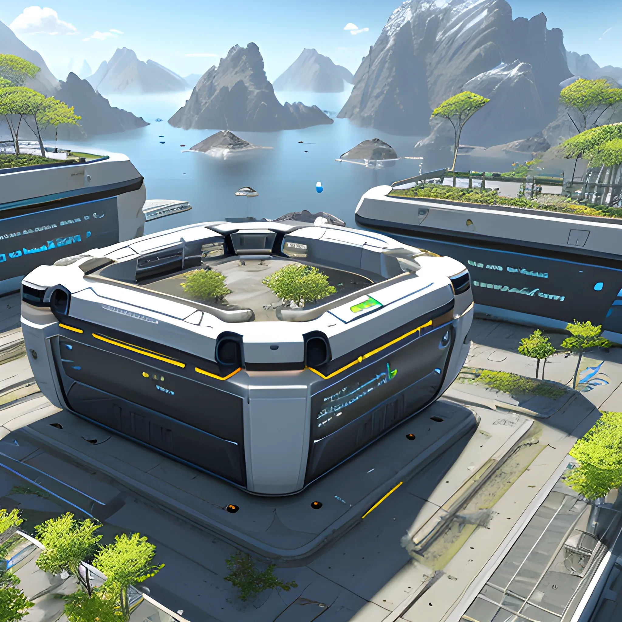 anno 2205 style, temperate, sunny, clear sky, top-down view, bio laboratory plant made of metal black structures, white plastic material, many glass, scratches,
mechanisms, wires, stains on the walls, high level of detail, people, futuristic, beautiful, Realistic proportions, attention to detail