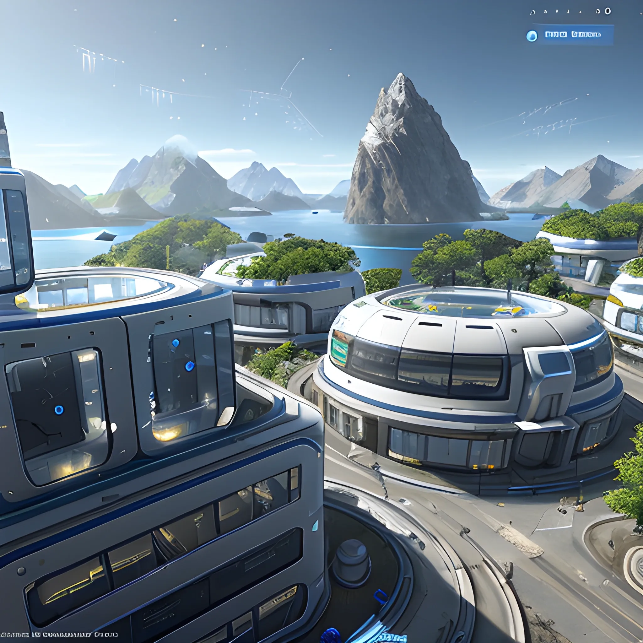 anno 2205 style, temperate, sunny, clear sky, top-down view, bio laboratory made of metal black structures, white plastic material, many glass, scratches,
mechanisms, wires, stains on the walls, high level of detail, people, futuristic, beautiful, Realistic proportions, attention to detail