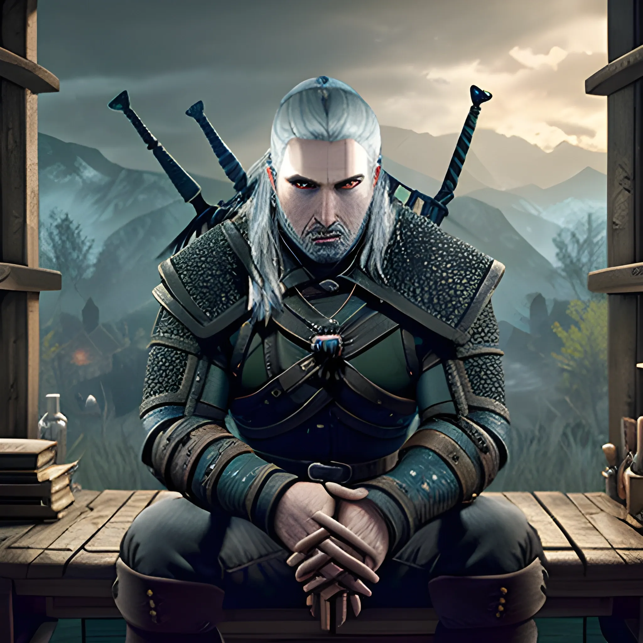 The witcher 3, game plan, beautiful, in house - Arthub.ai