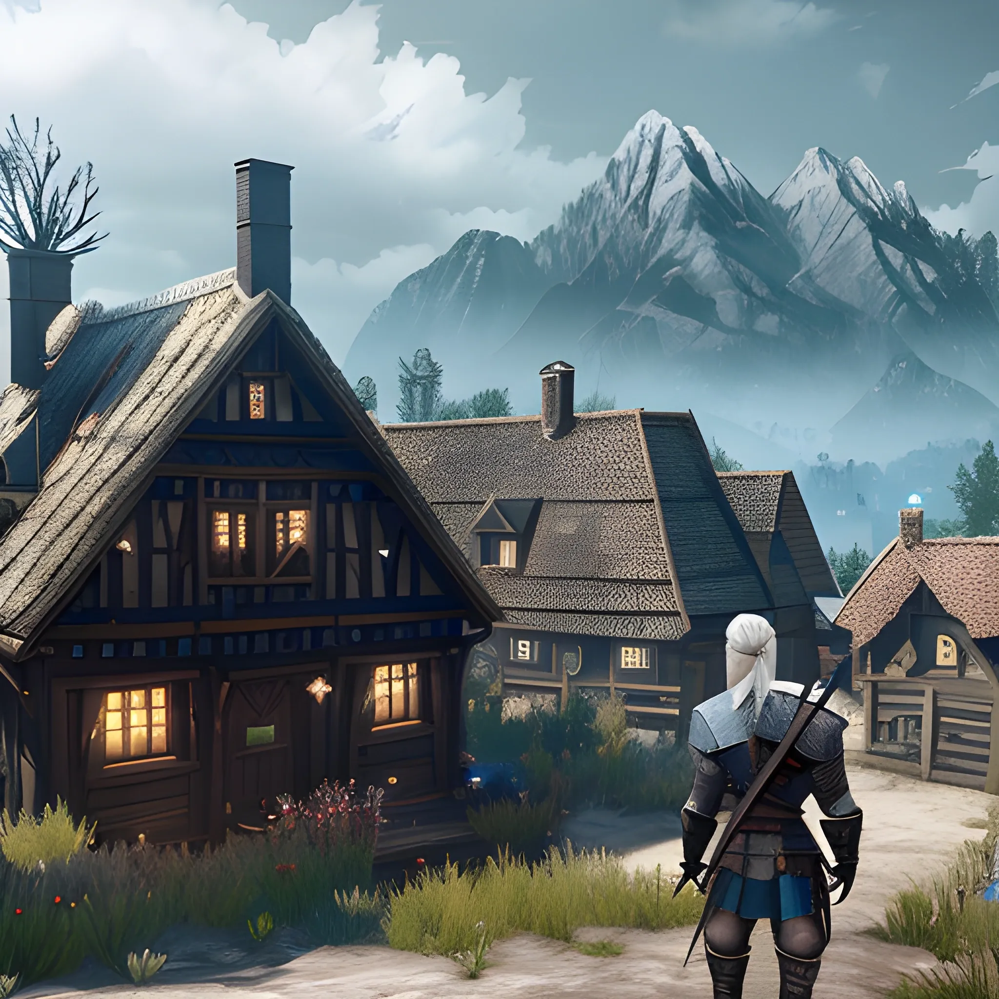 The witcher 3, trade, game play, beautiful, to house - Arthub.ai