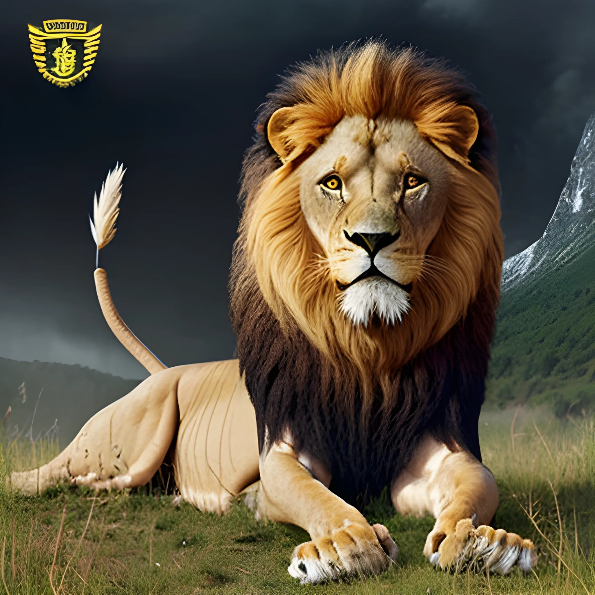 Strong lion, wordwar, army, dangerous 