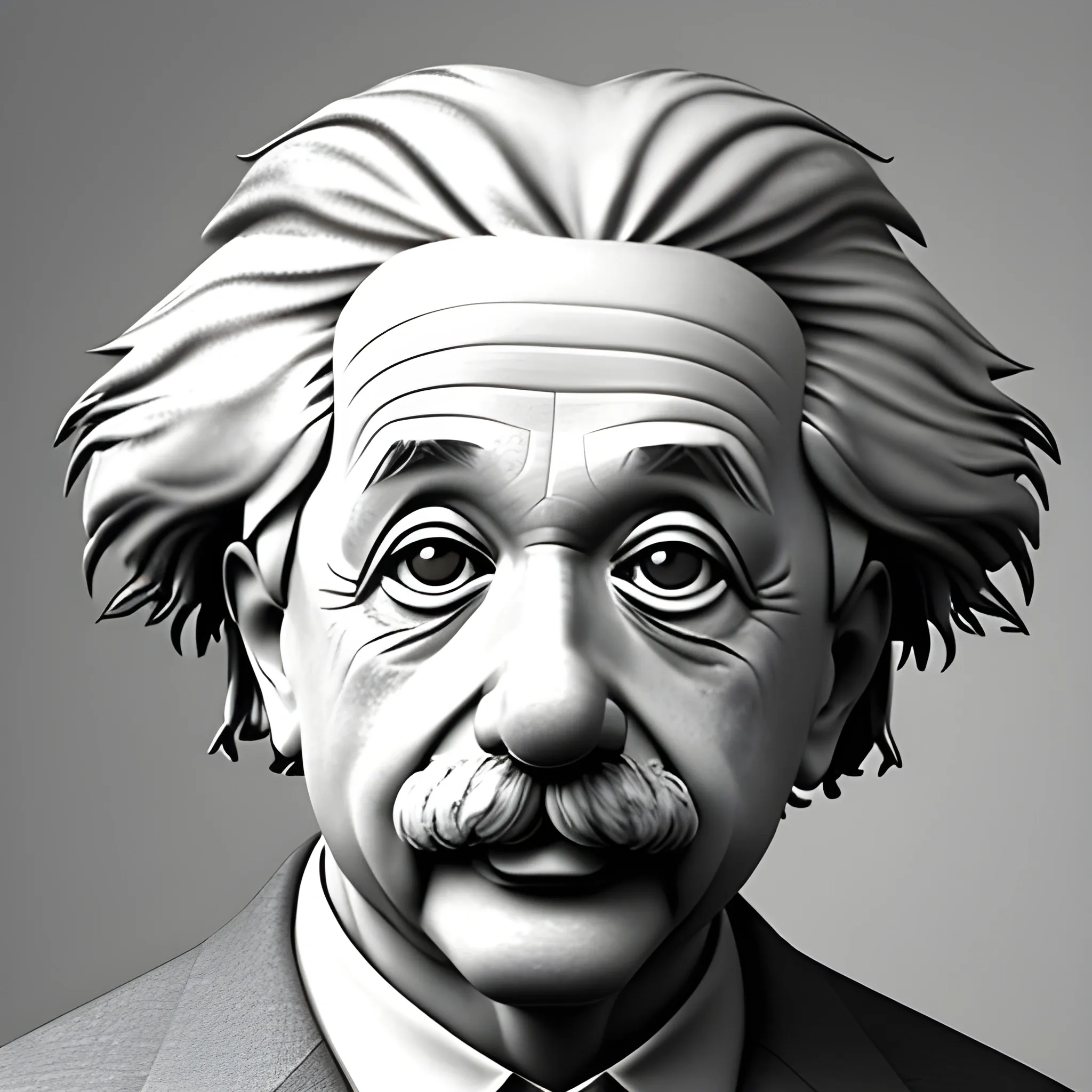 Albert Einstein , 3D - Arthub.ai