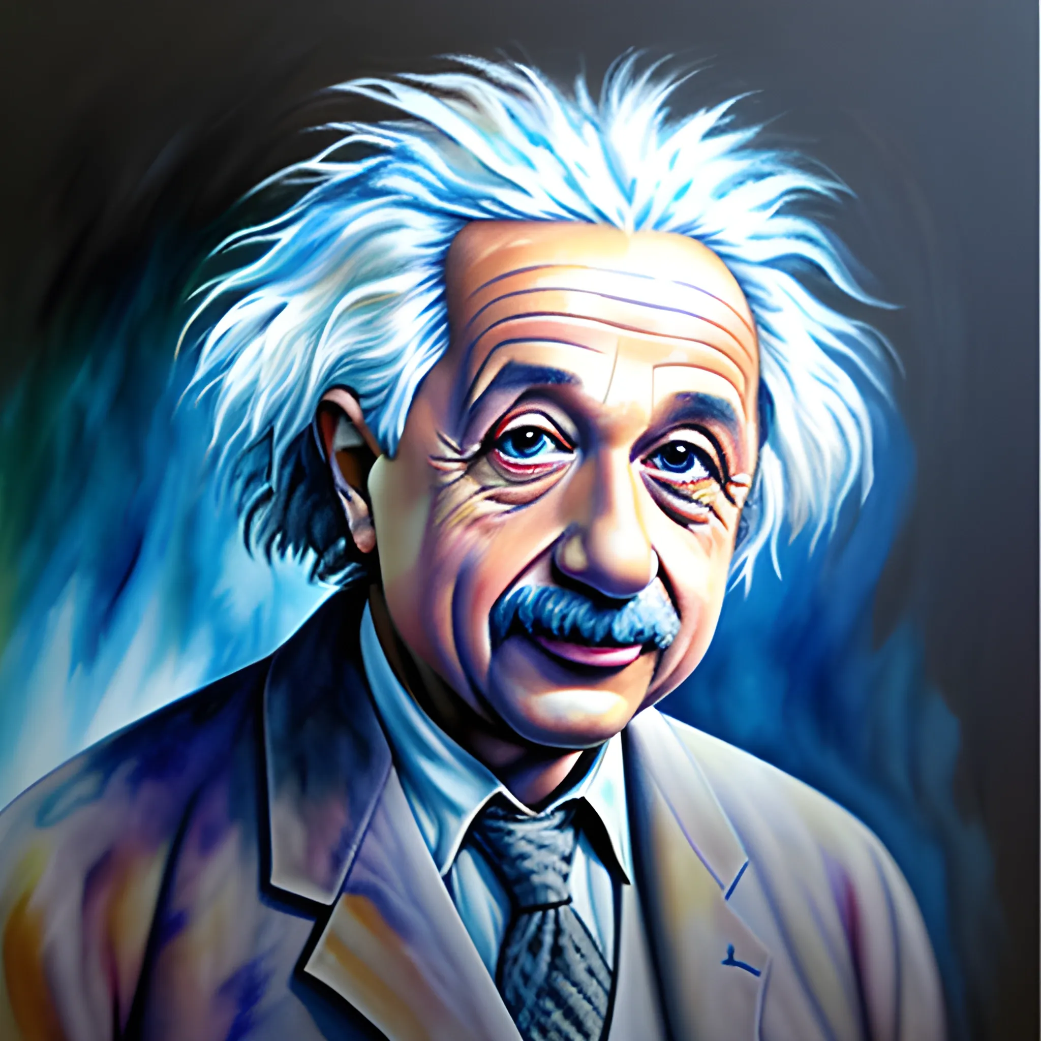 Albert Einstein
, 3D, Oil Painting, Water Color