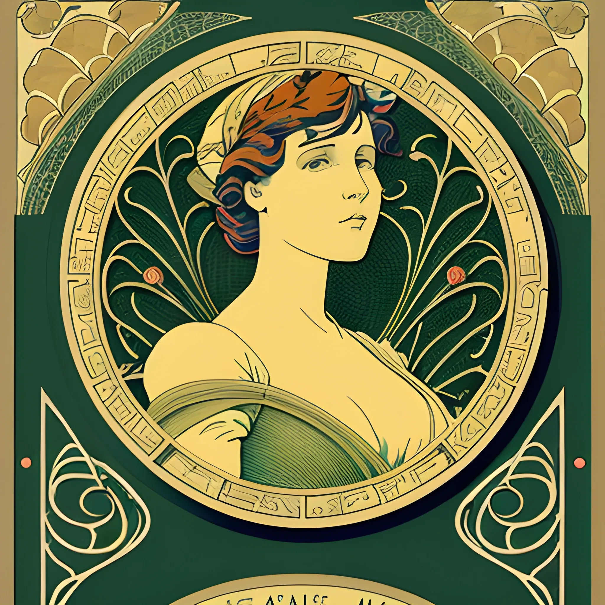 paper as scales , Vintage Art, 8k resolution, art Nouveau poster